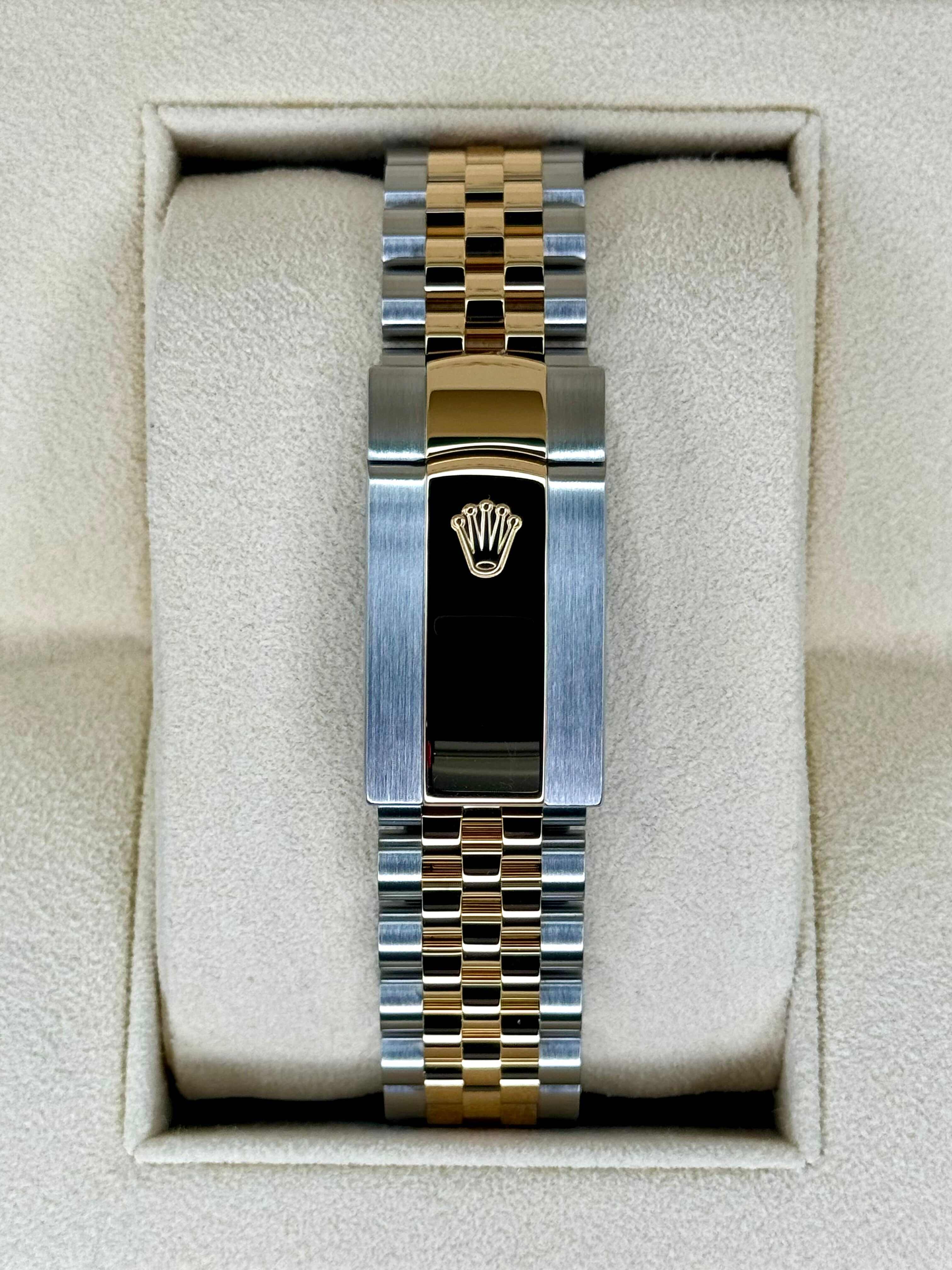 NEW 2024 ロレックスデイトジャスト41ミリメートル126333ツートーンジュビリーウインブルドンダイヤルRolex