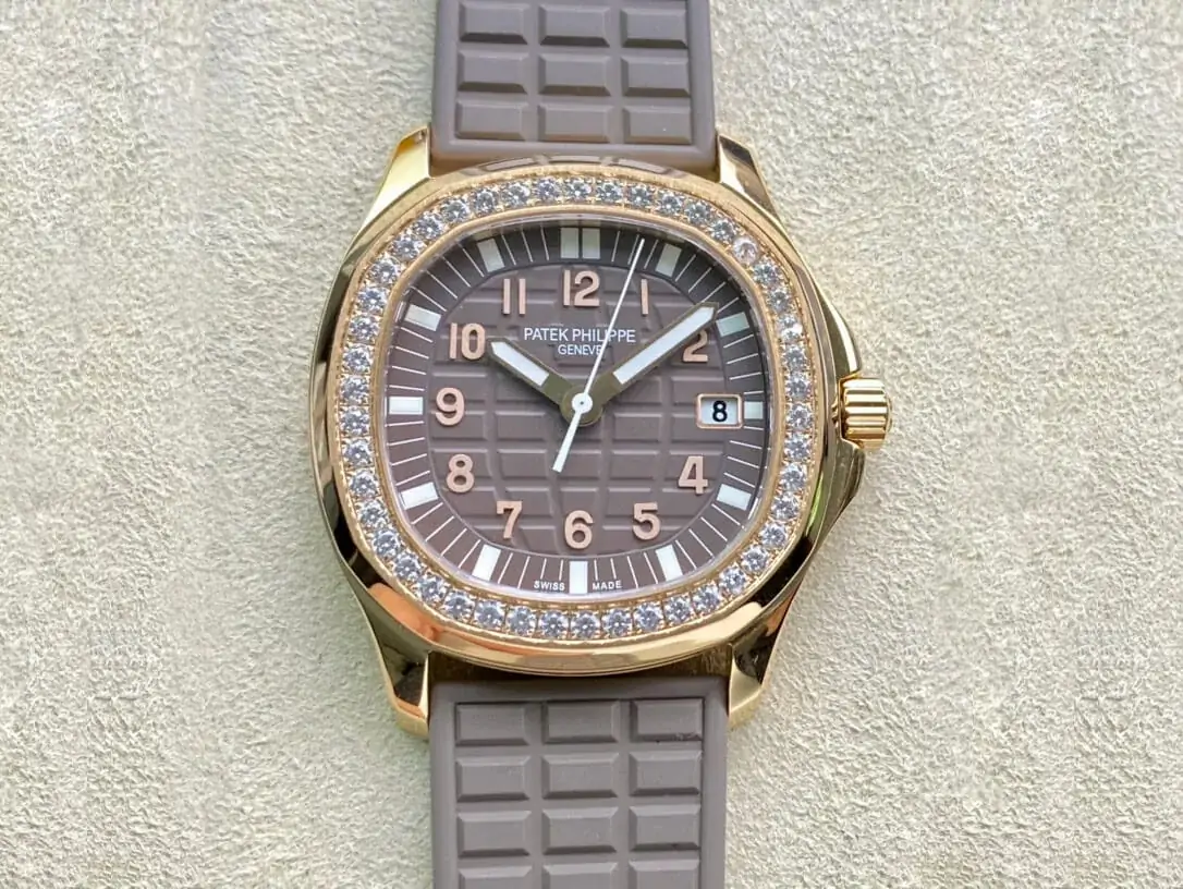 Patek Philippe Aquanaut 5067A Quartz Movement PPF Factory Diamond-Set Bezel