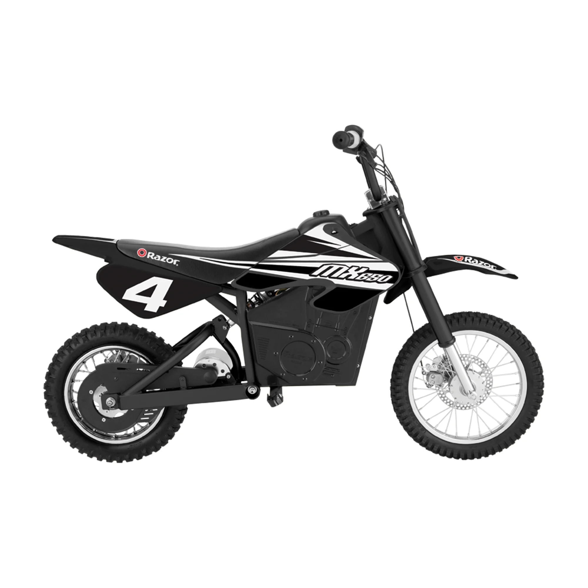 MX650 Dirt Rocket High-Torque Electric Motocross Dirt Bike, Black (2 Pack) - Image 4