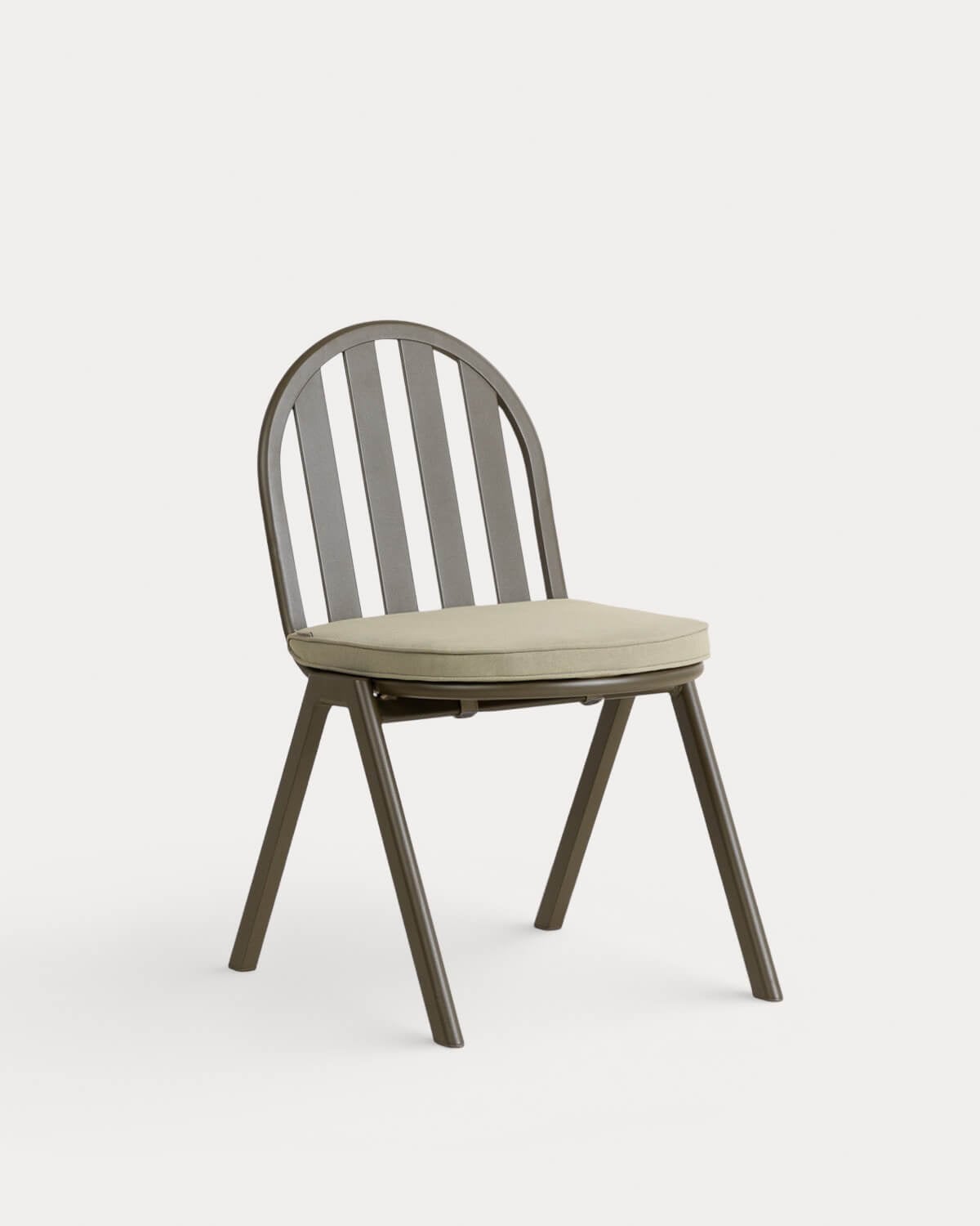 Llibet - Silla de Comedor de Aluminio y Tela Llibet