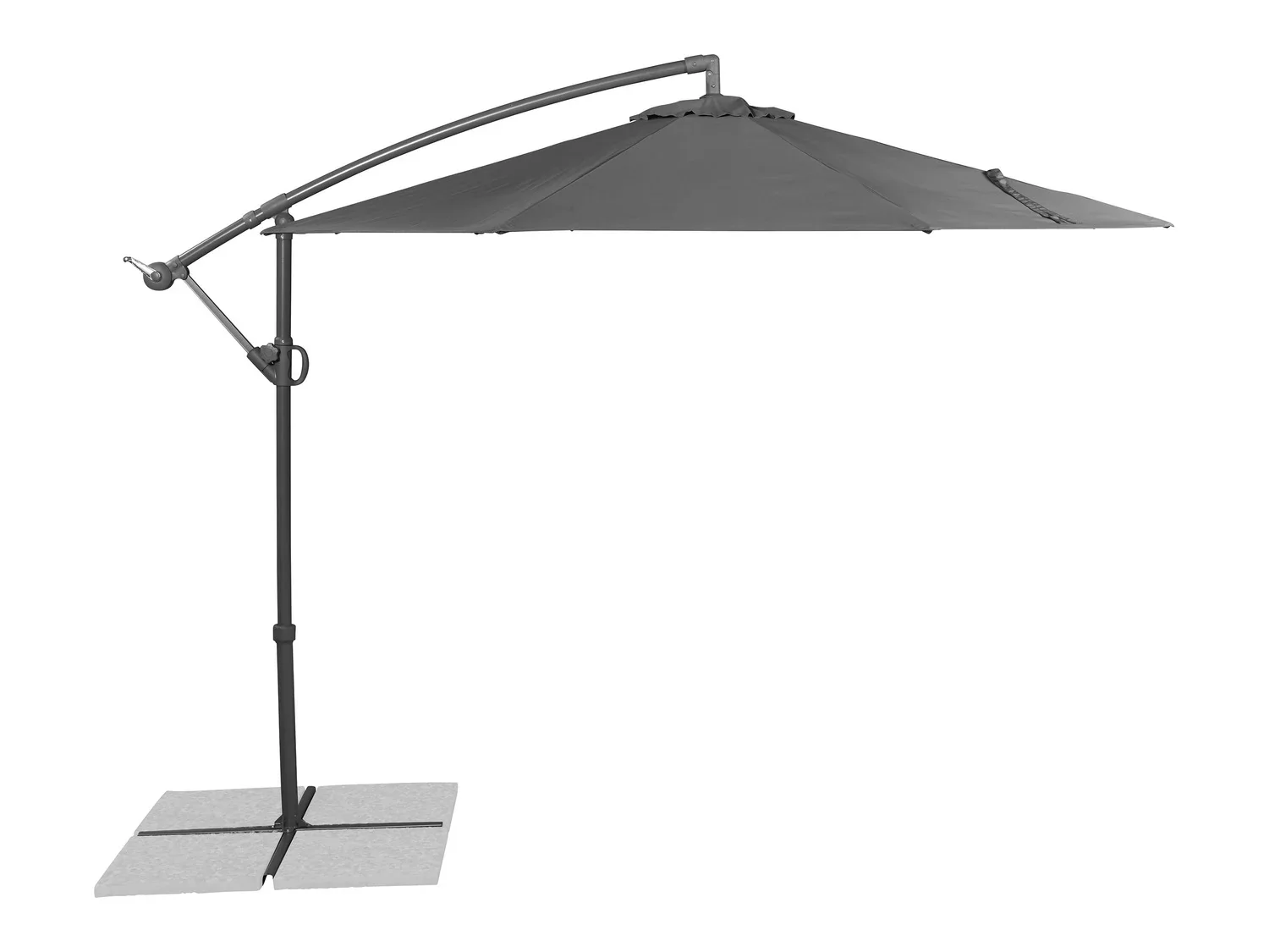 LIVARNO home Parasol dport,  300 cm, anthracite