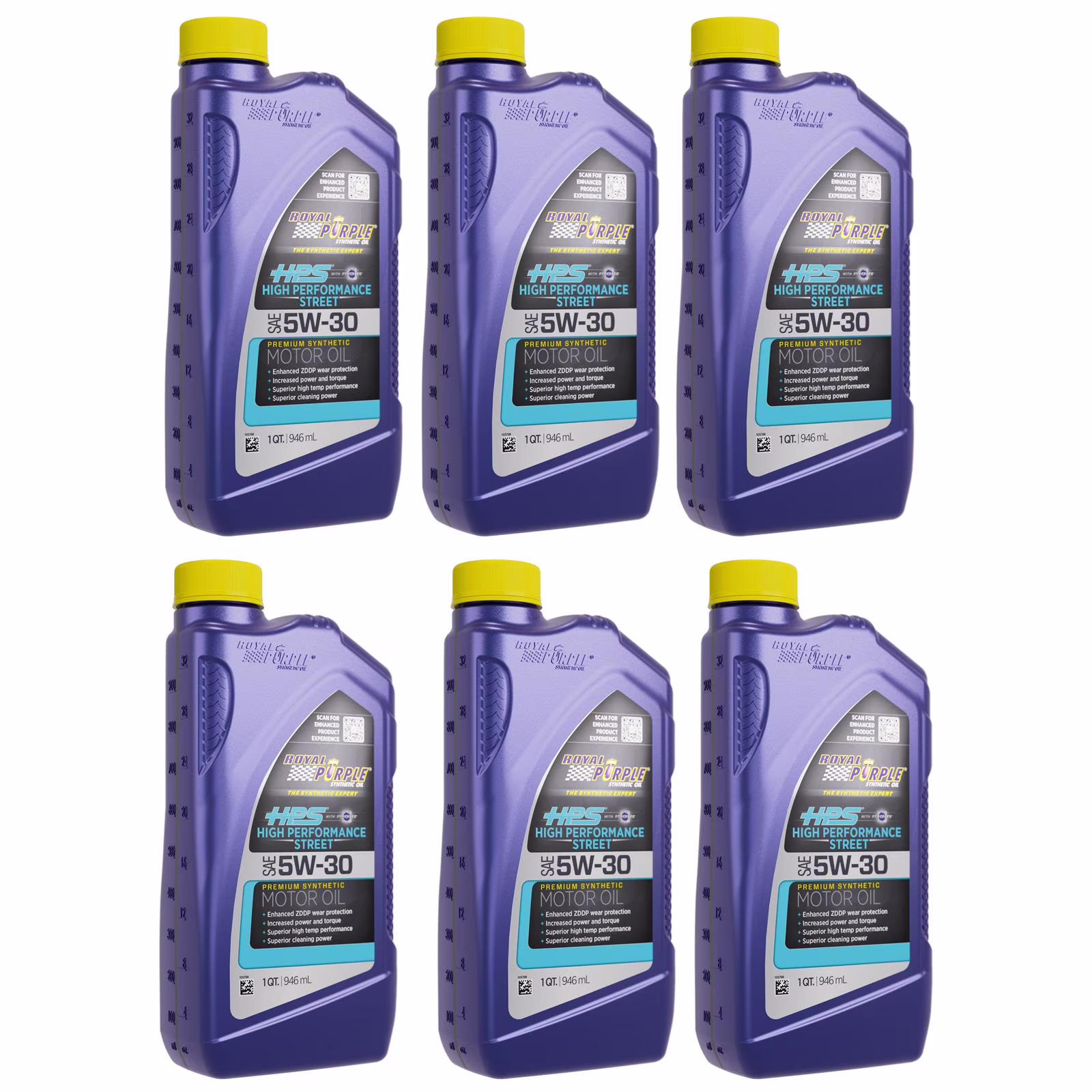 Royal Purple HPS High Performance Motor Oil 5W-30, 6 qt