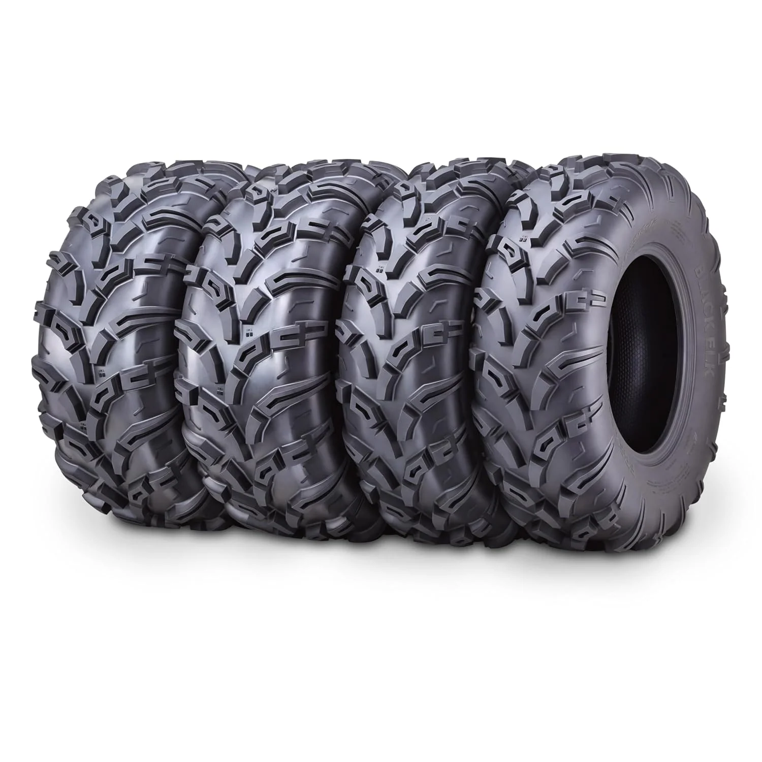 Free Country ATV Tires 24X8-12 & 24X10-12 6PR BLACK ELK Mud All Terrain, S4