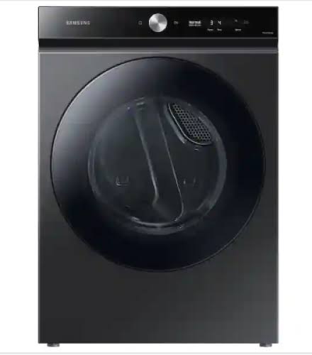 Bespoke 5.3 Cu. ft. Ultra Capacity Front Load Washer with Super Speed Wash and Ai Smart Dial in Brushed Black