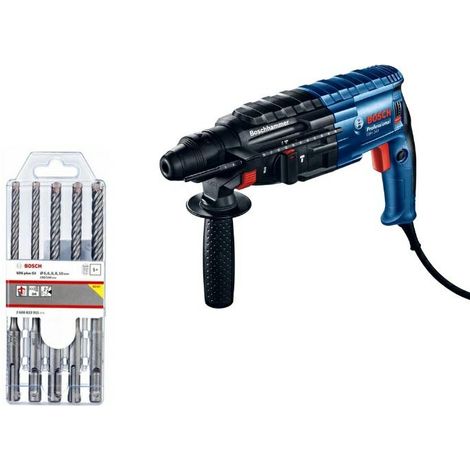 Bosch młotowiertarka z opcją kucia gbh 240 790w 2,7j +wiertła sds 5szt. — vue 1