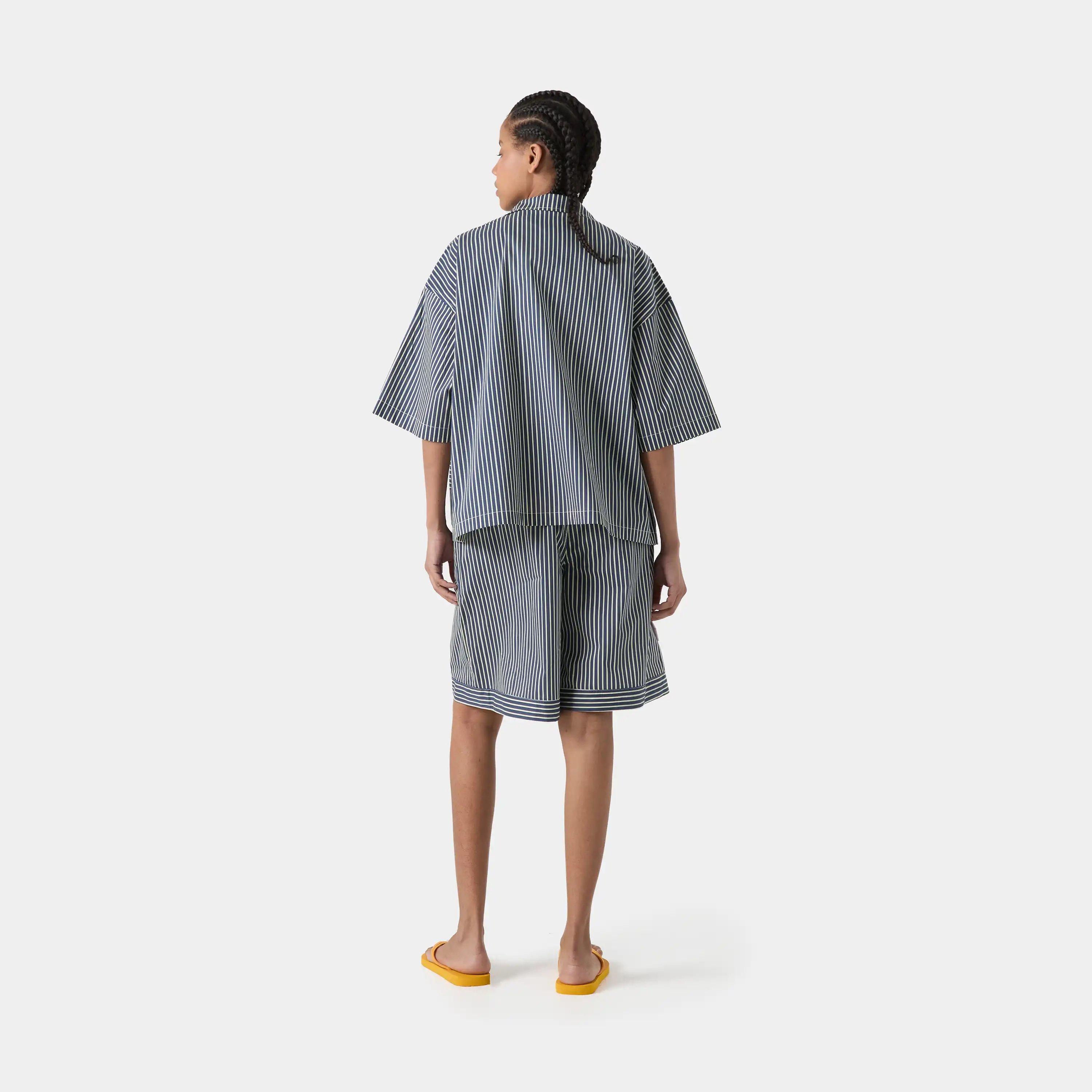 Pyjama Boxy Top Navy
