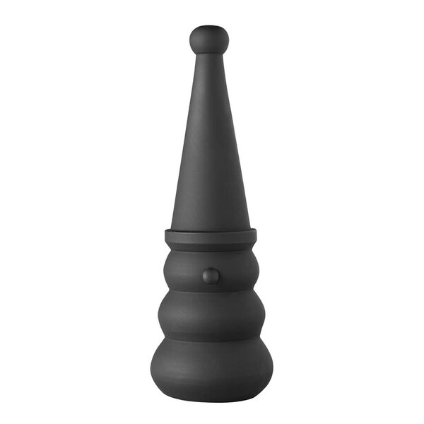 Christmas Chic snømann 20,5 cm svart