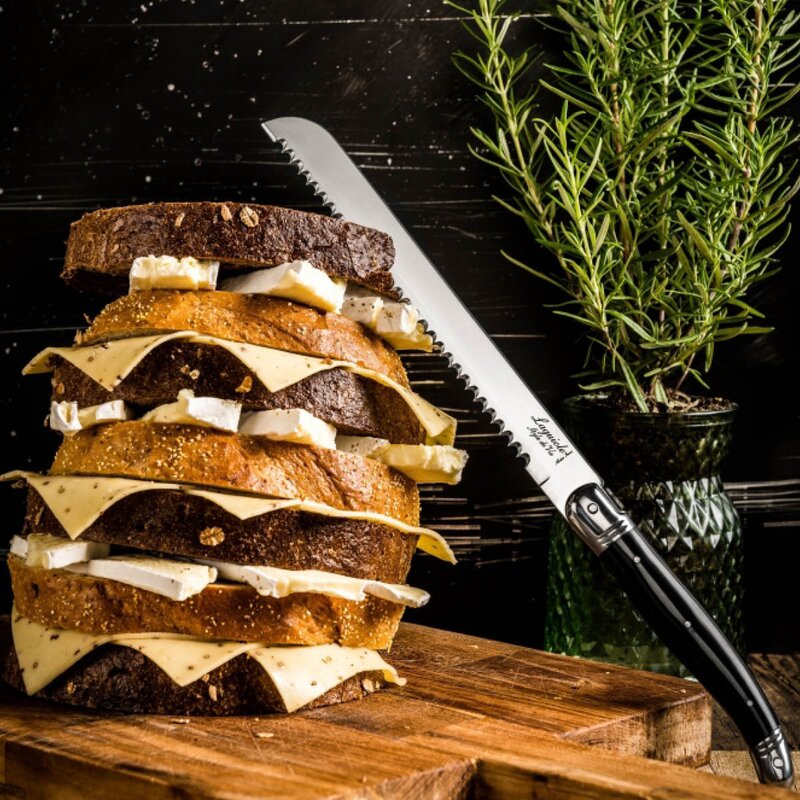 Brødkniv 36 cm svart