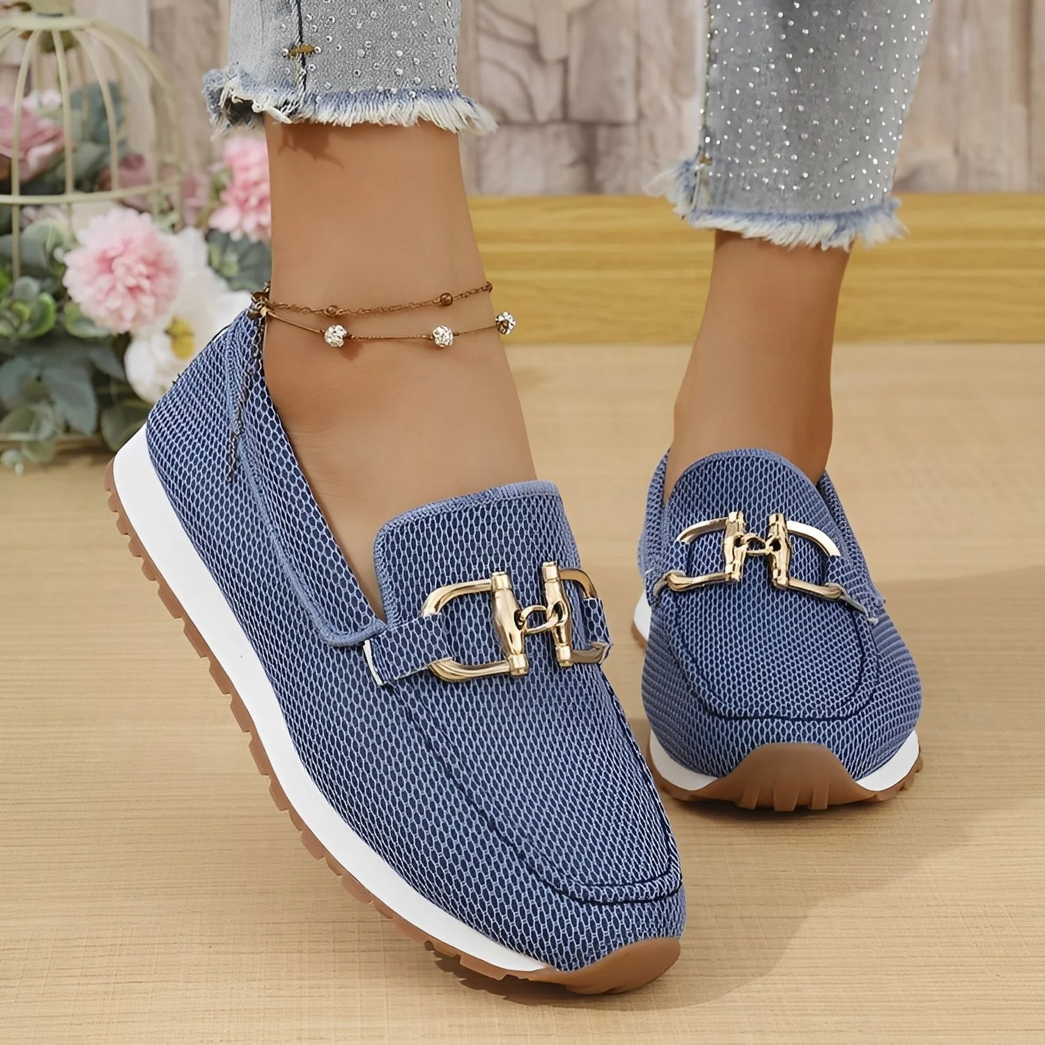 Monica – Mocassins pour femmes – Décontracté et simple