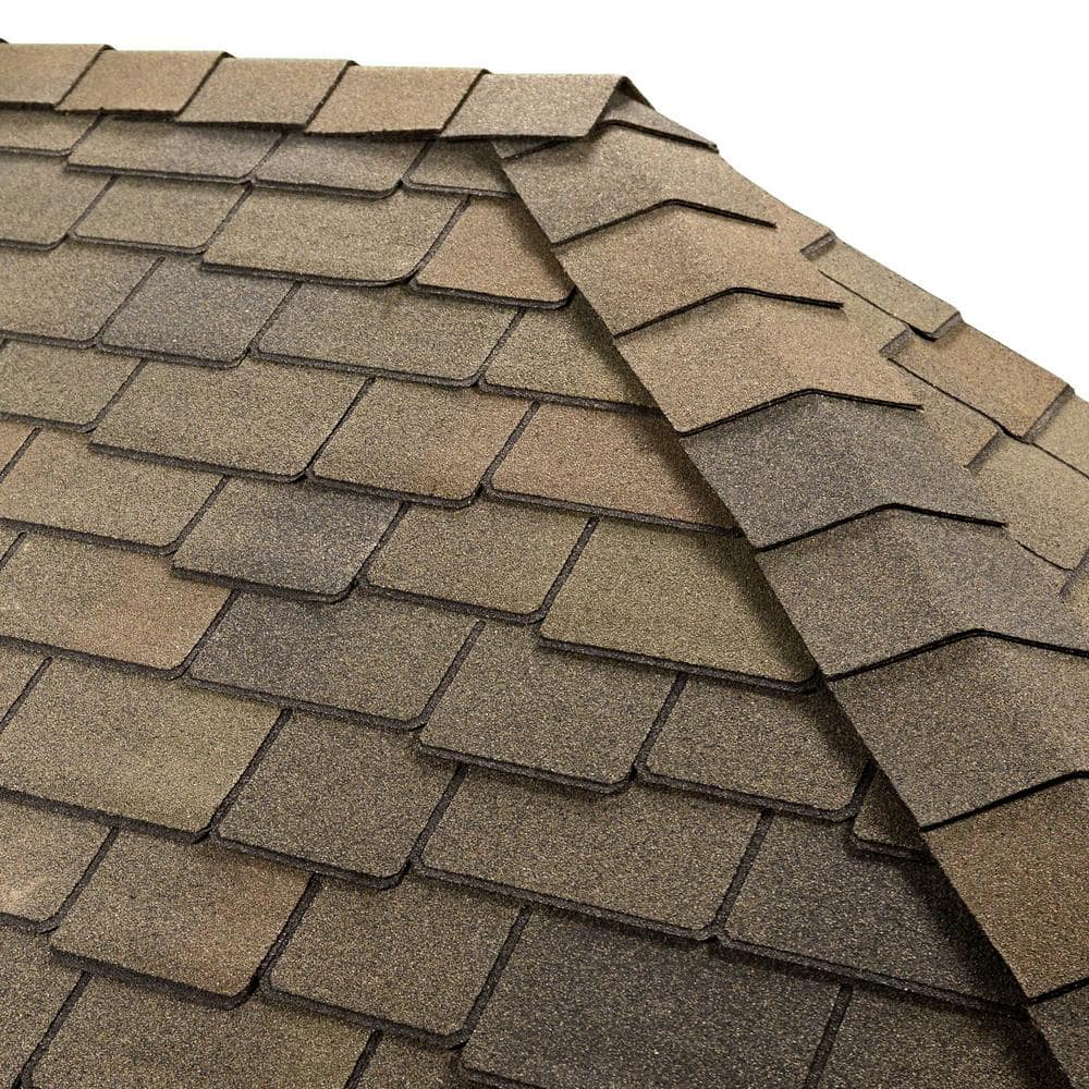 GAF Woodland Cedarwood Abbey Designer Laminated Architectural Asphalt Shingles Bundle (25 sq. ft., 14-Piece, 17 in. x 40 in.)