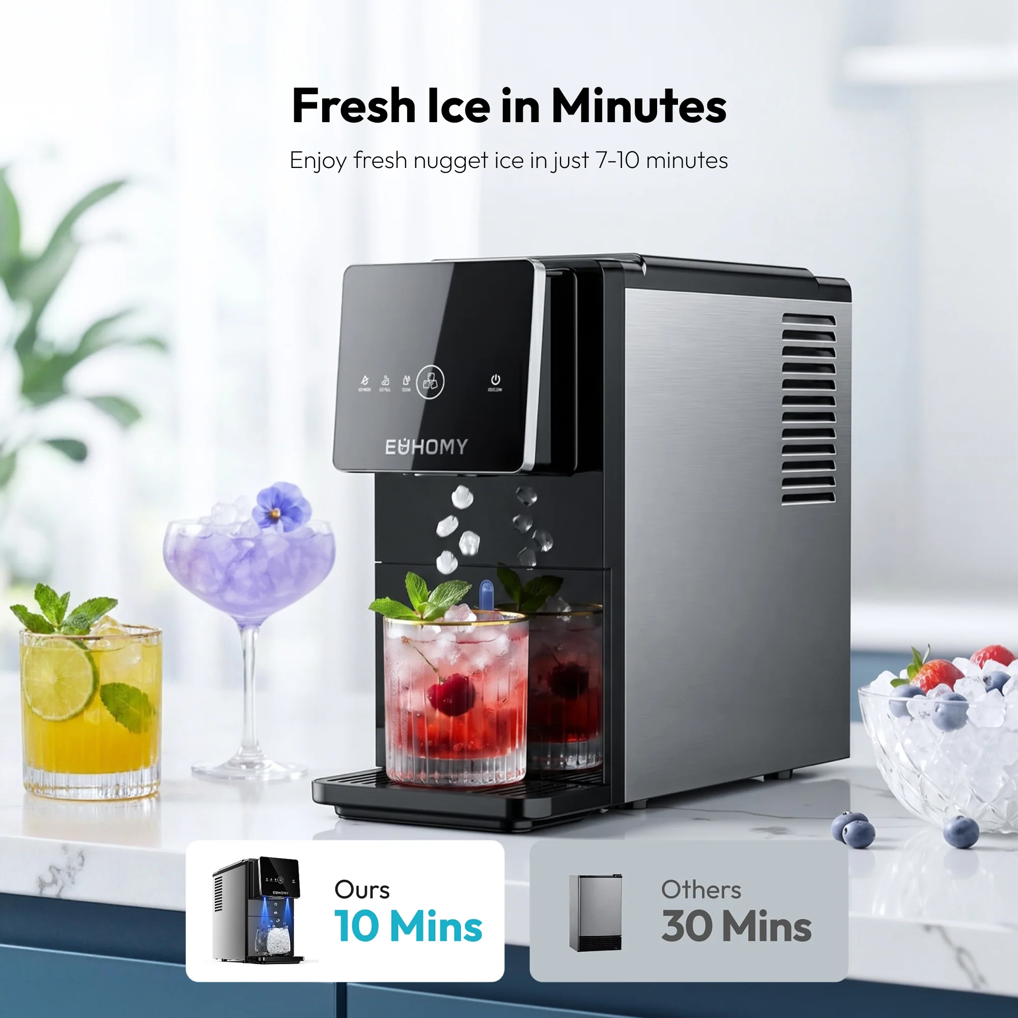 Euhomy Jet SE Nugget Ice Maker Dispenser