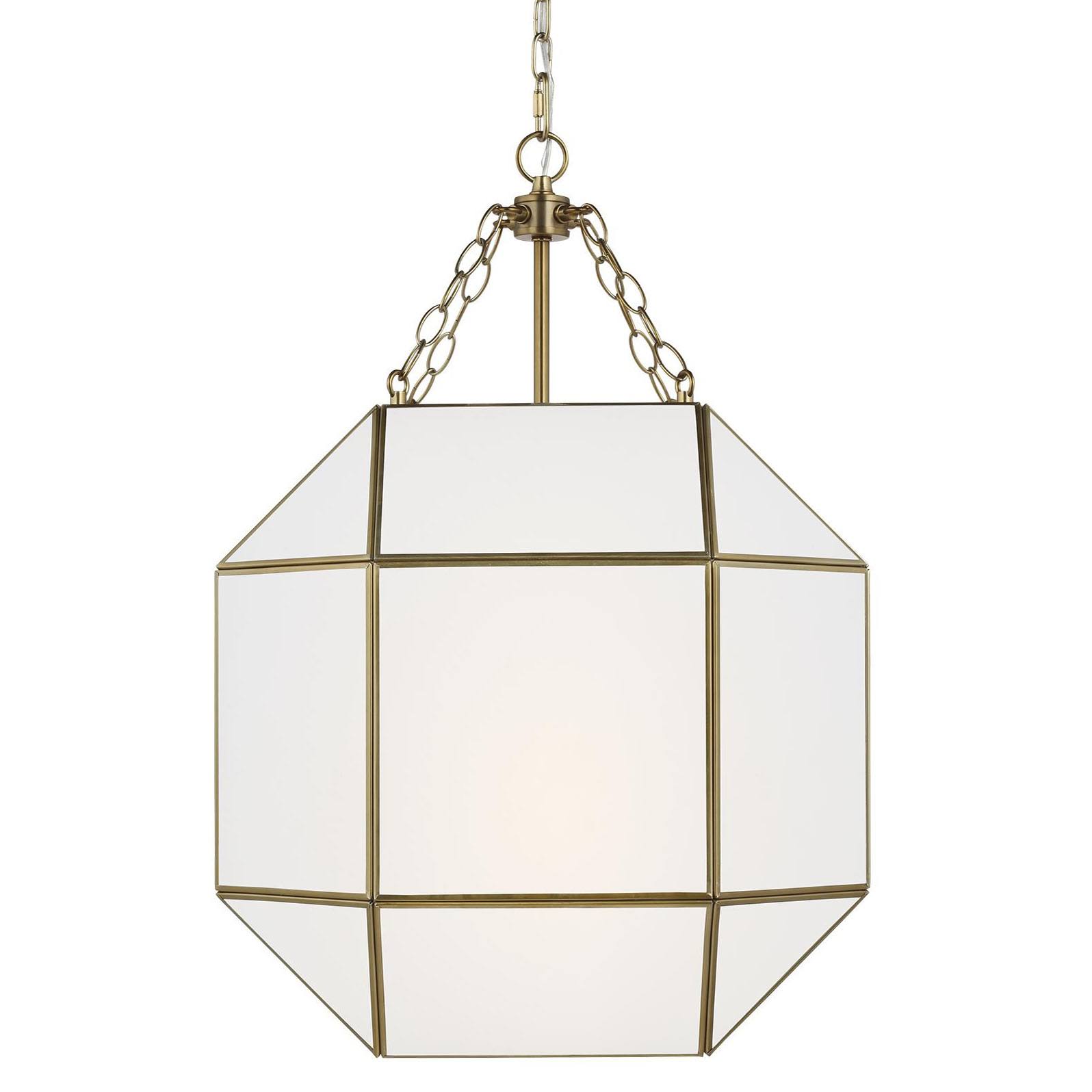 Visual Comfort Studio - 5279453-848 - Three Light Lantern - Morrison - Satin Brass