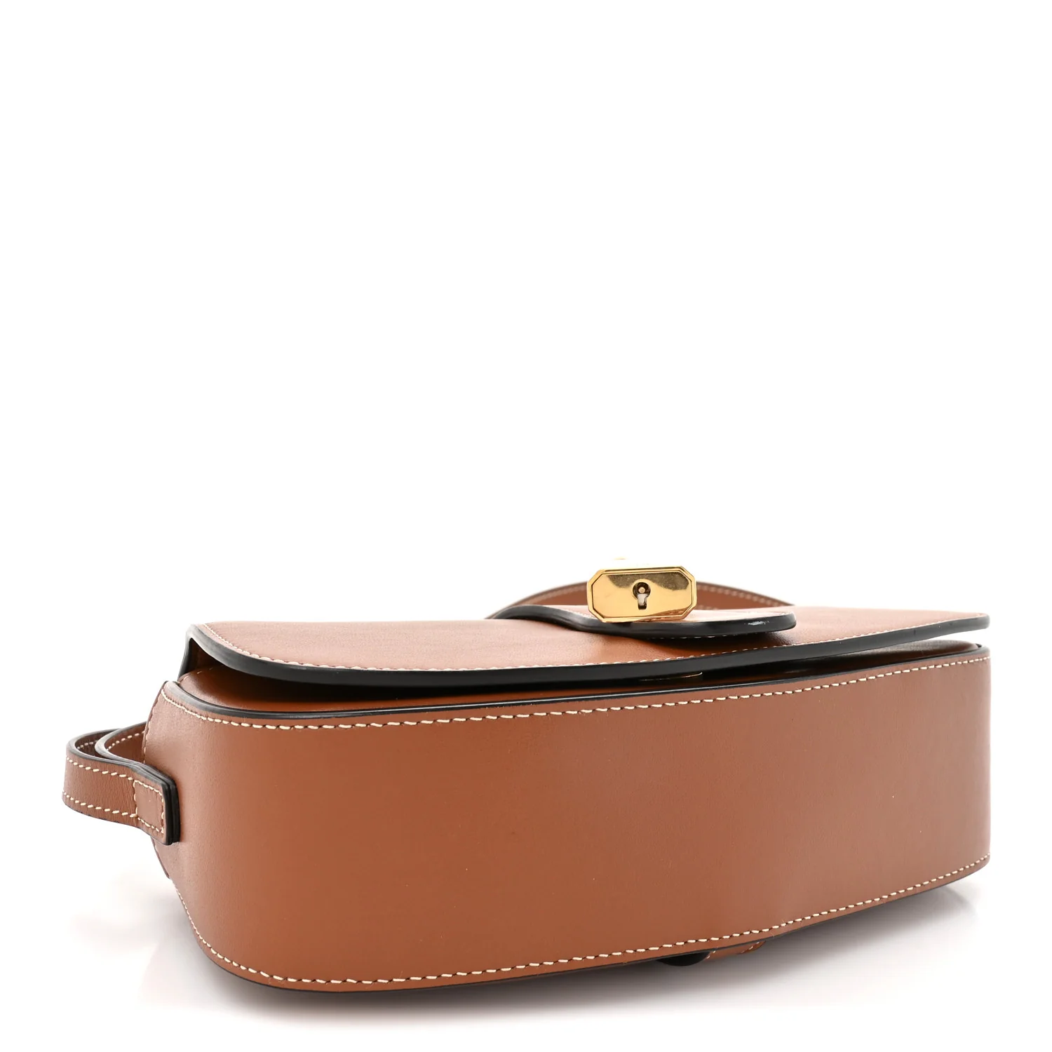 Smooth Calfskin Tabou Clutch On Strap Tan