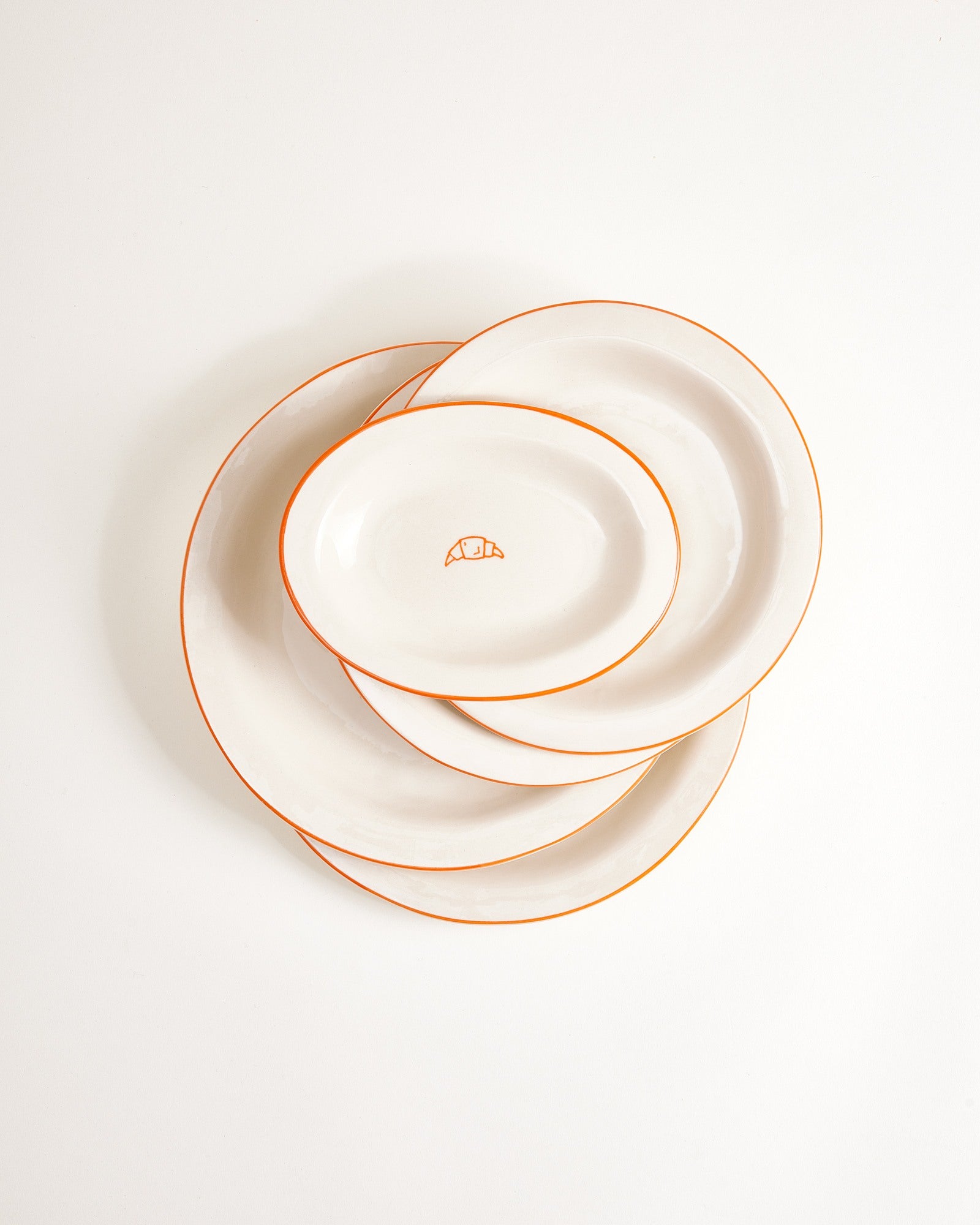 MAM X SABRE PARIS - PLATE SET ORANGE 5 PIECES