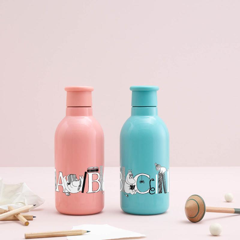 Moomin ABC termoflaske 0,5L salmon