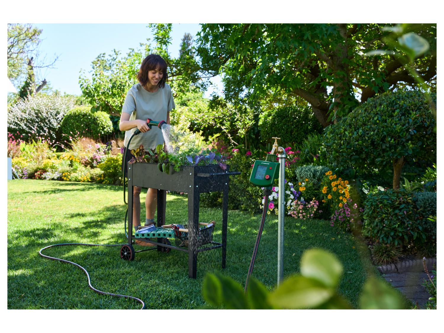 PARKSIDE Table de culture  roulettes, 45 L