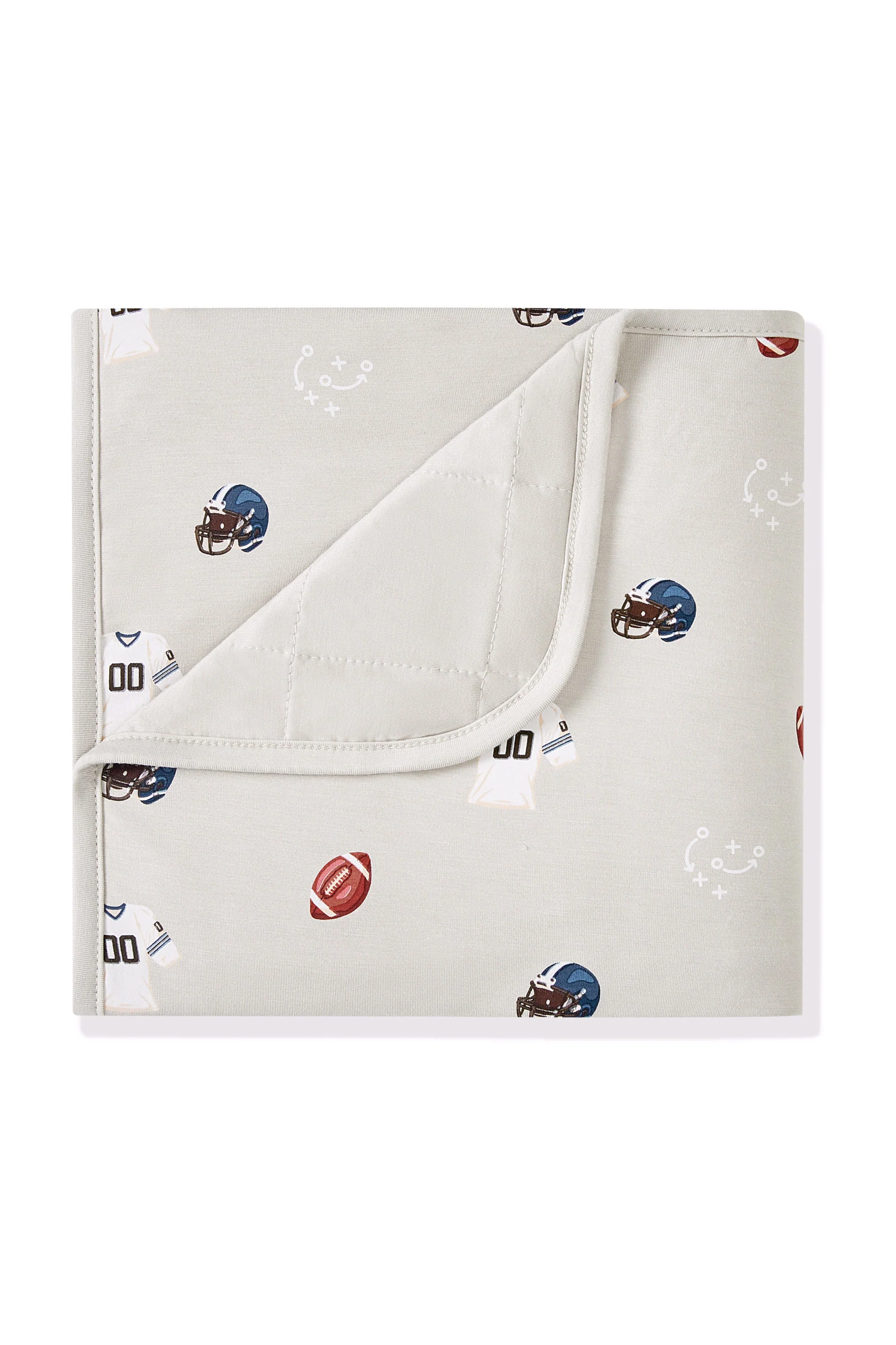 Baby Blanket in Vintage Football 1.0
