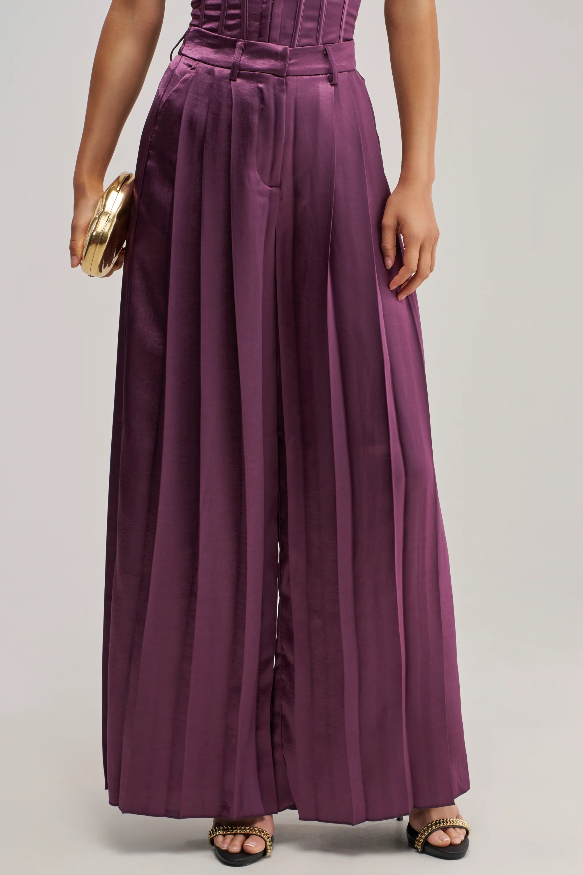 IN TOO DEEP SATIN TROUSER - Akira Store