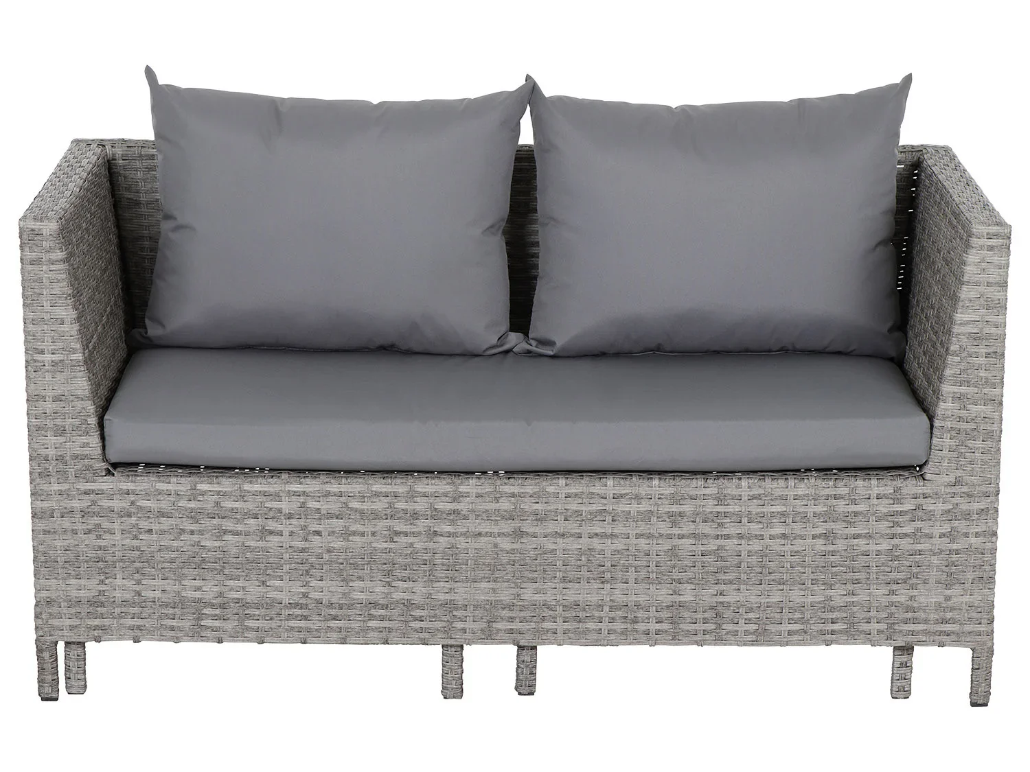 Gardamo Ensemble de jardin Vigo Lounge, 4 pices, gris