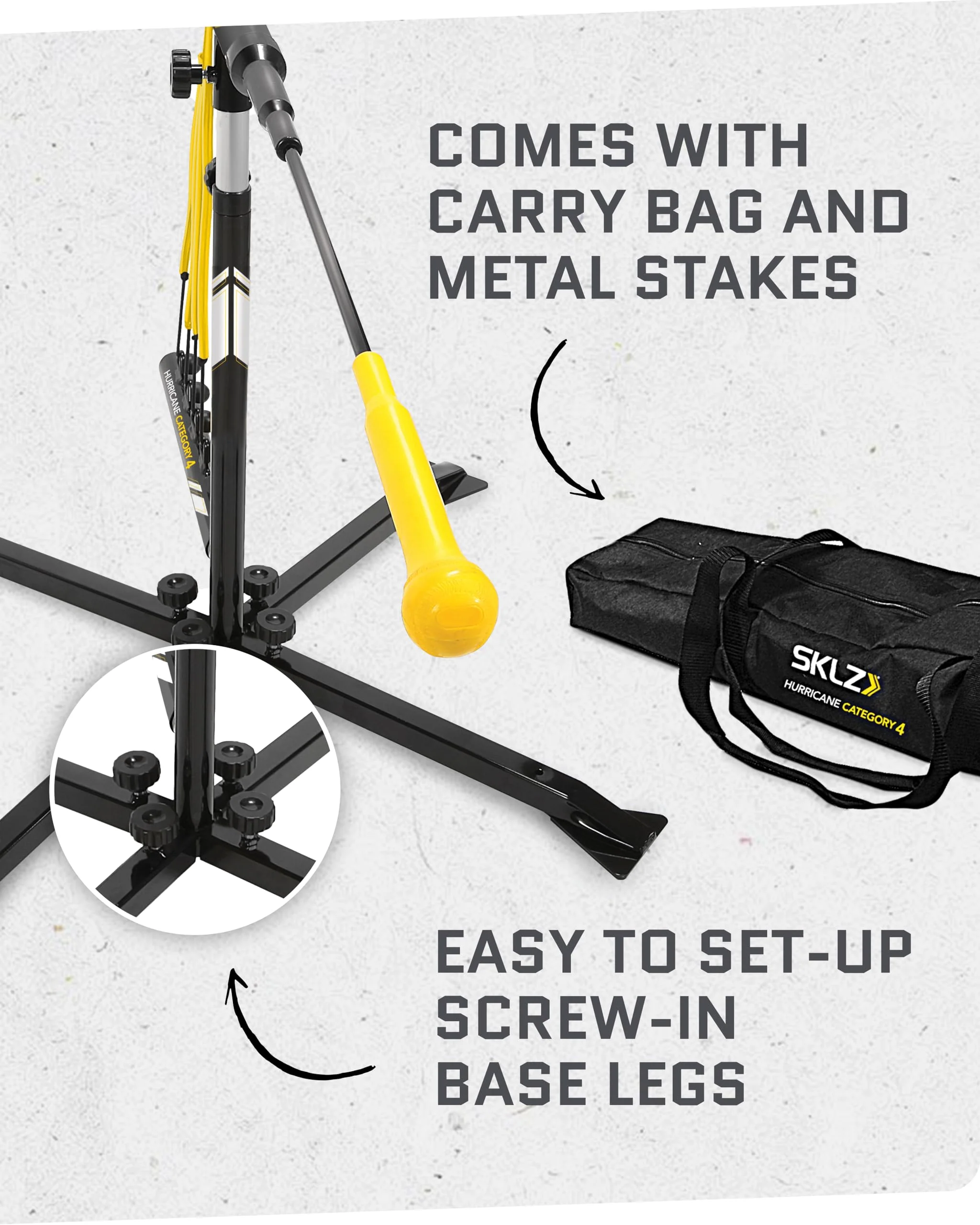 SKLZ Hurricane Batting Swing Trainer for Baseball & Softball