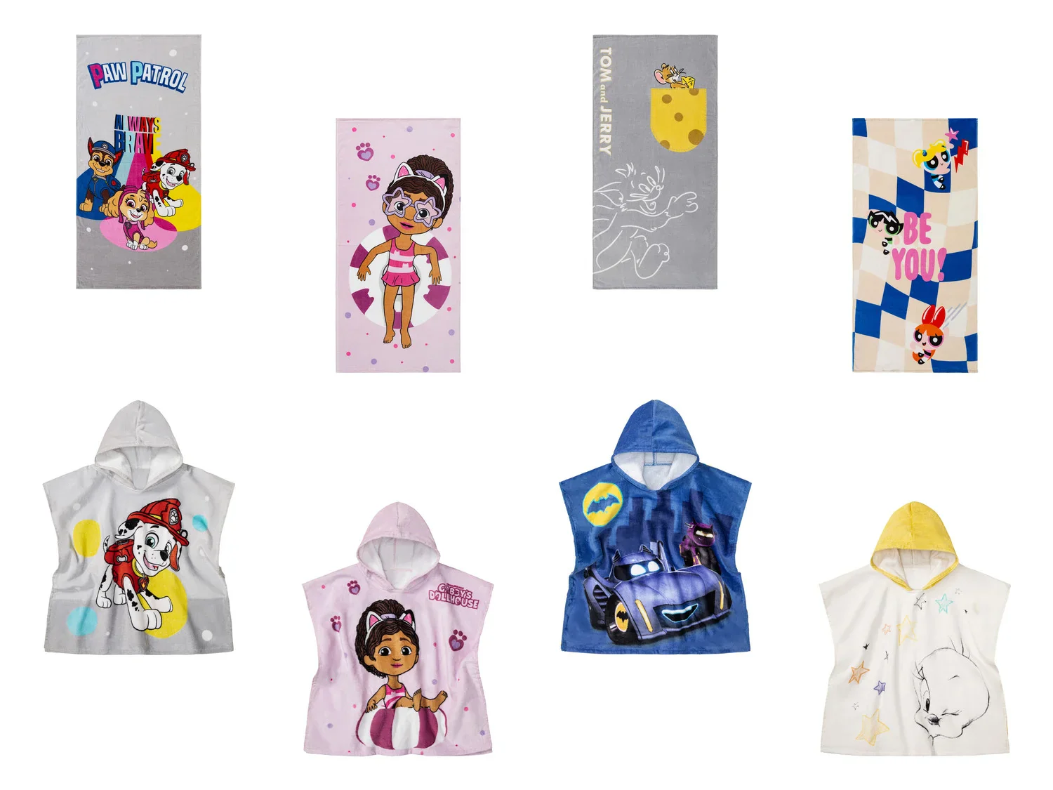 Serviette ou poncho de plage enfant