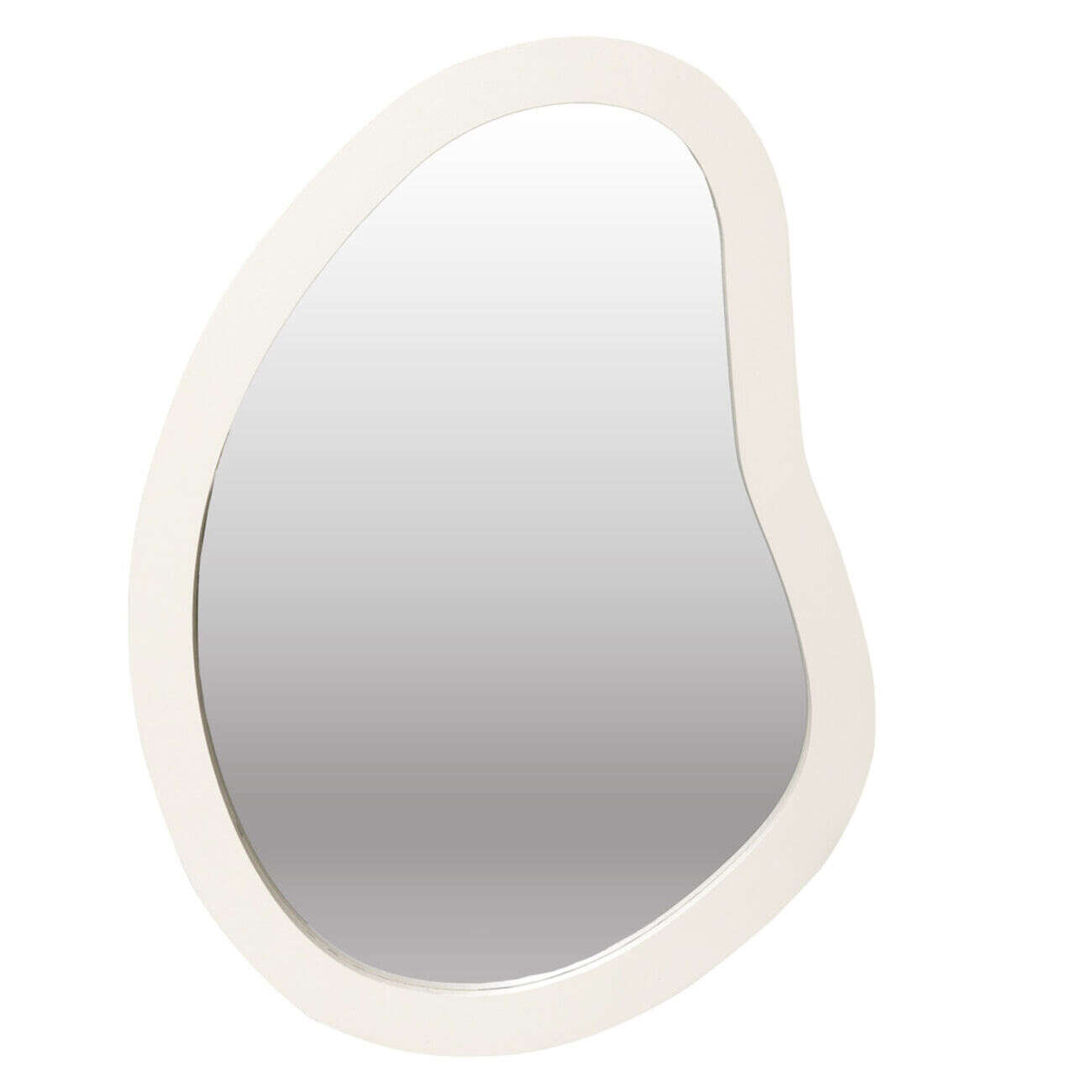 Miroir cadre bois beige 32x24cm