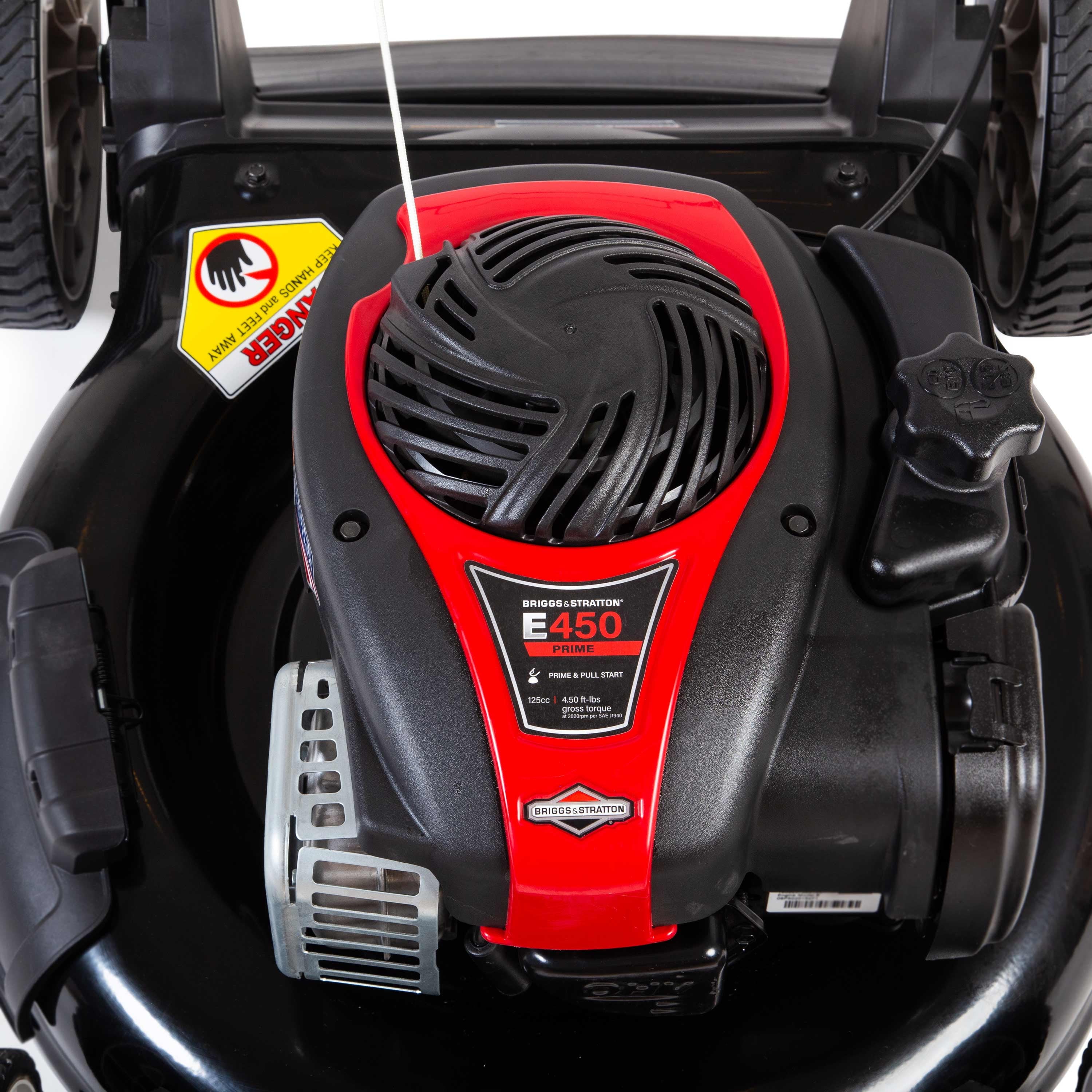 Black Max 21 - Inch 125cc Gas Push Mower with Briggs & Stratton Engine (Assembled Product Weight 46.9 lb; 22.10 - Inch Height)