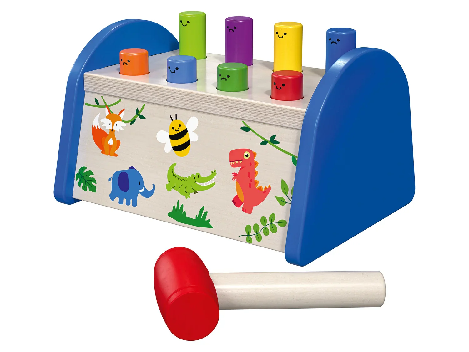 Playtive Jeu de motricit en bois