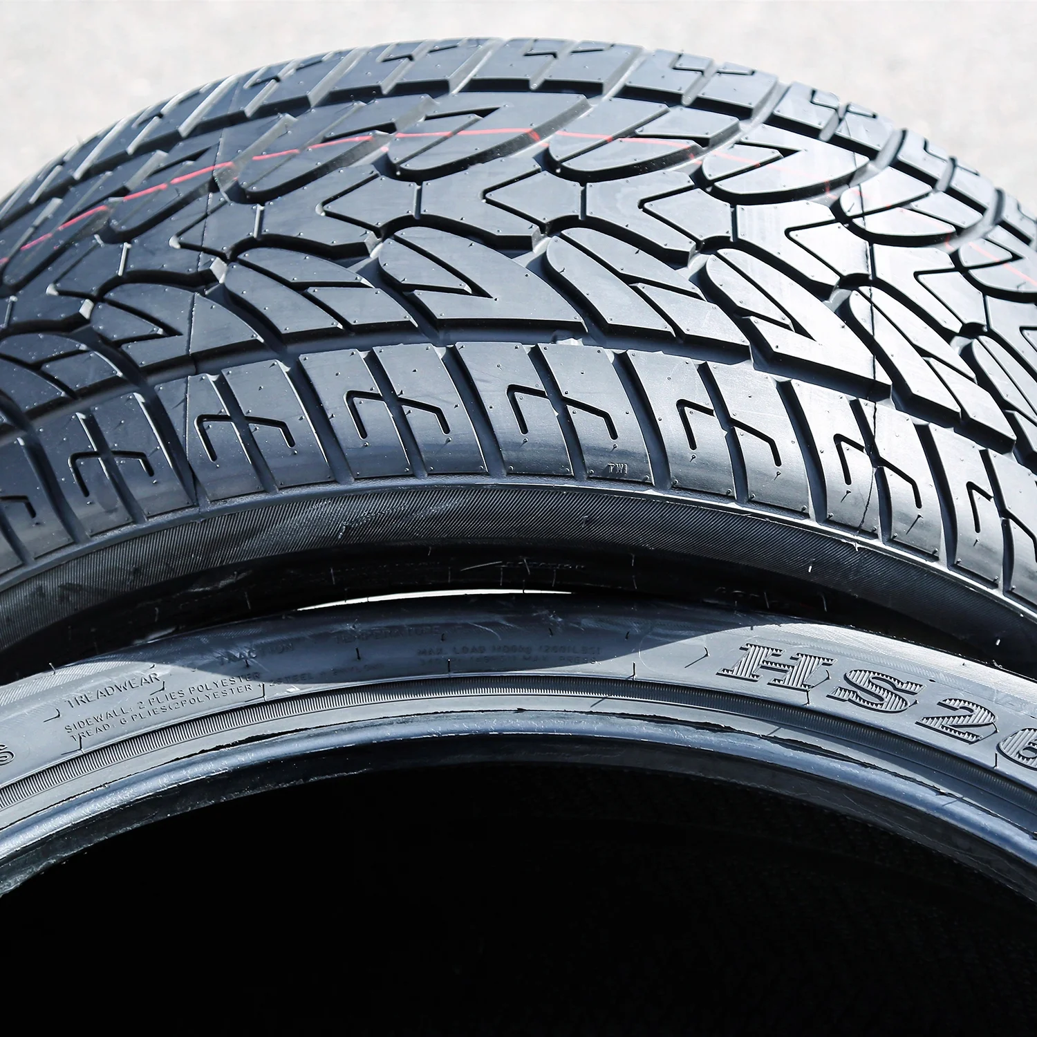 Set of 4 HS266 285/45R22 114V XL Performance a/s All Season Tires Image 6