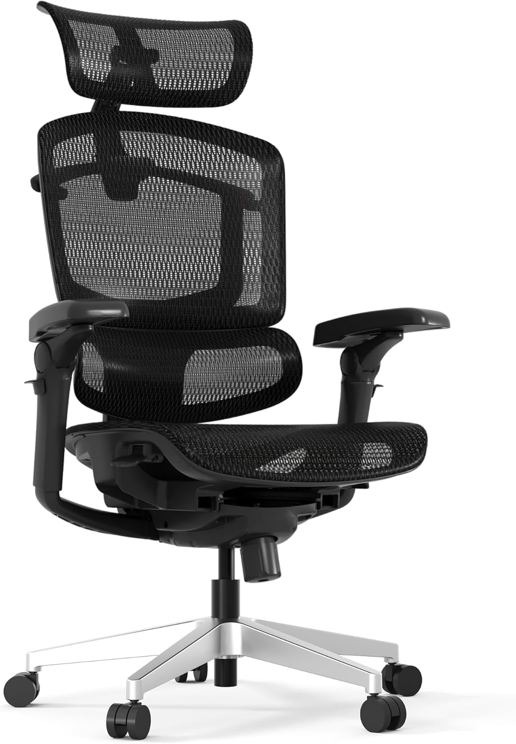 FLEXISPOT ErgoX-PRO Ergonomic Office Chair Black – AeroWeave 5.0 Mesh Seat, 5D Lumbar, 7D Armrests, 4D Headrest, 551LBS Capacity – Office, Gaming, Home