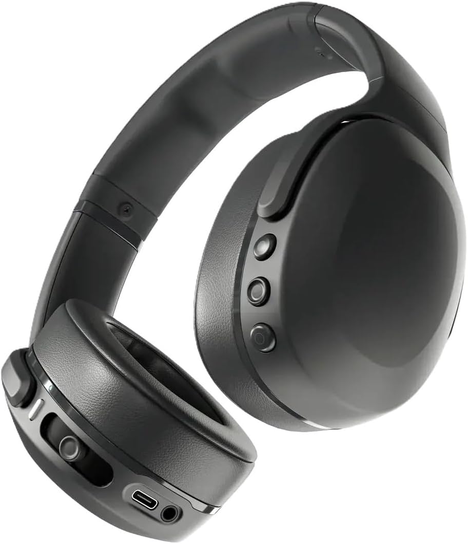 Skullcandy Crusher EVO Wireless Noise-Isolating Over-Ear Headphones Bundle - Black