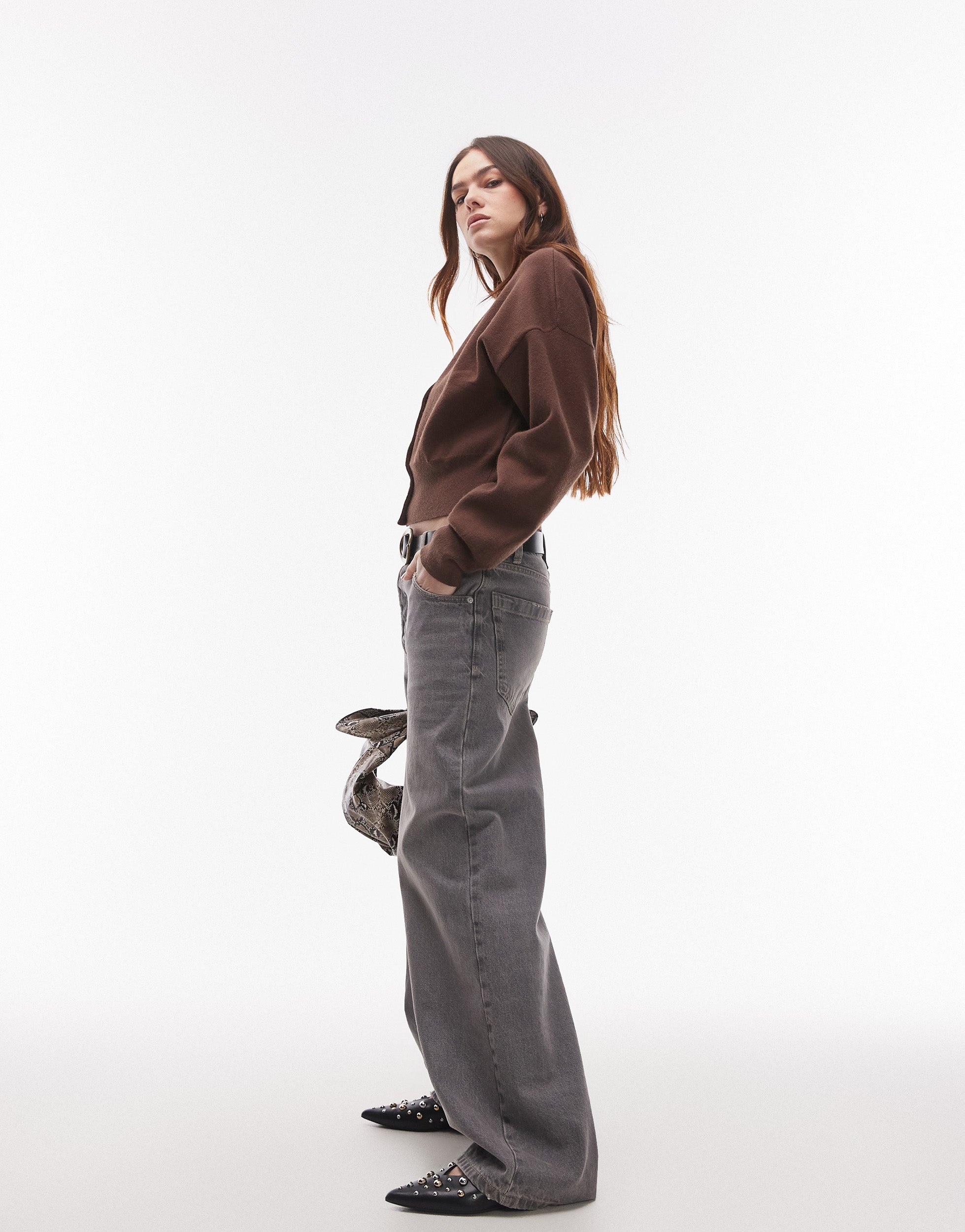 VERO MODA® Topshop knitted compact fitted waist cardi