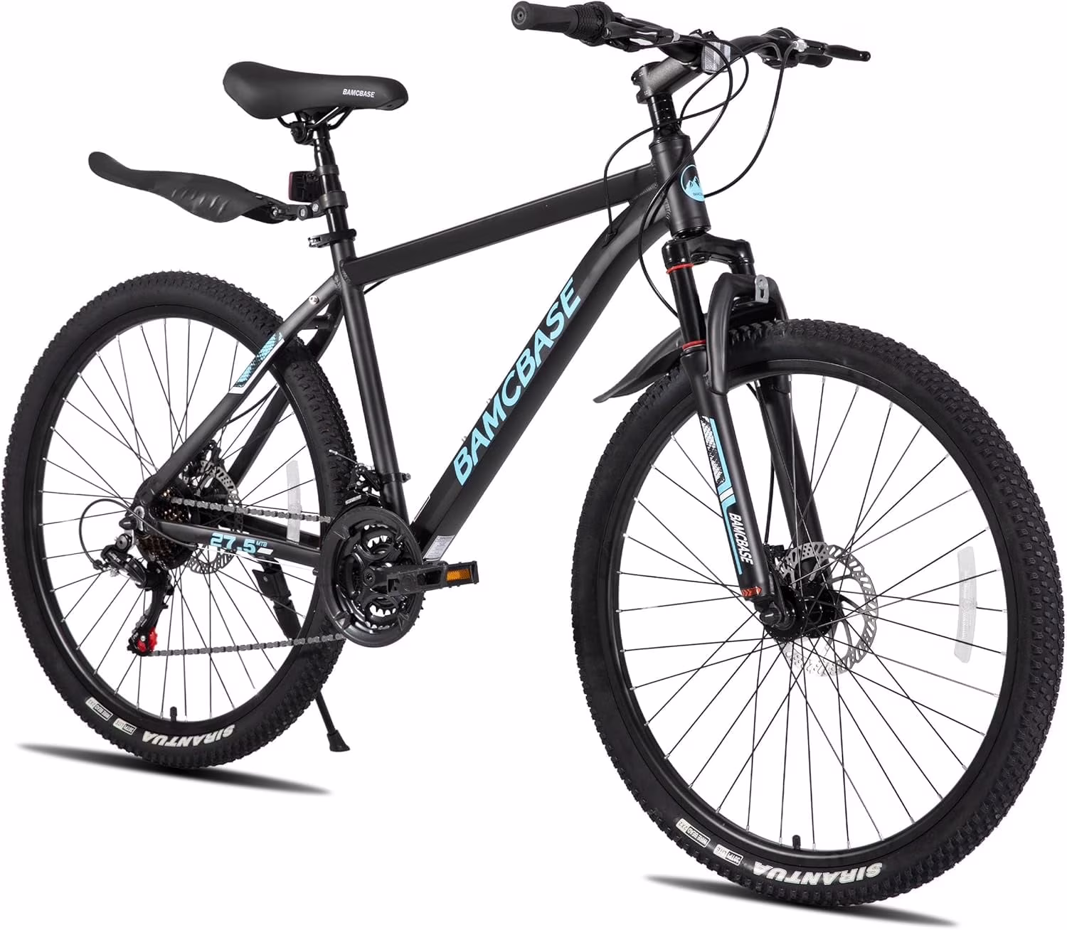 26 Inch Mountain Bike, Mens and Womens Aluminum Frame MTB with 21 Speeds, Dis Brake, Hardtail Bicycle for Adults(Purple/26") Image 10