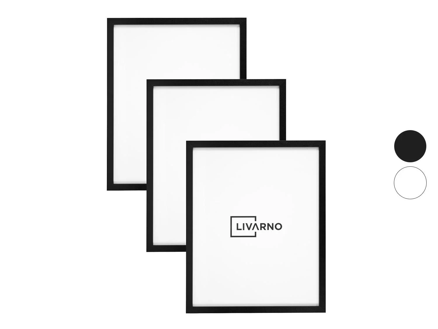 LIVARNO Lot de 3 cadres photo, 40 x 50 cm