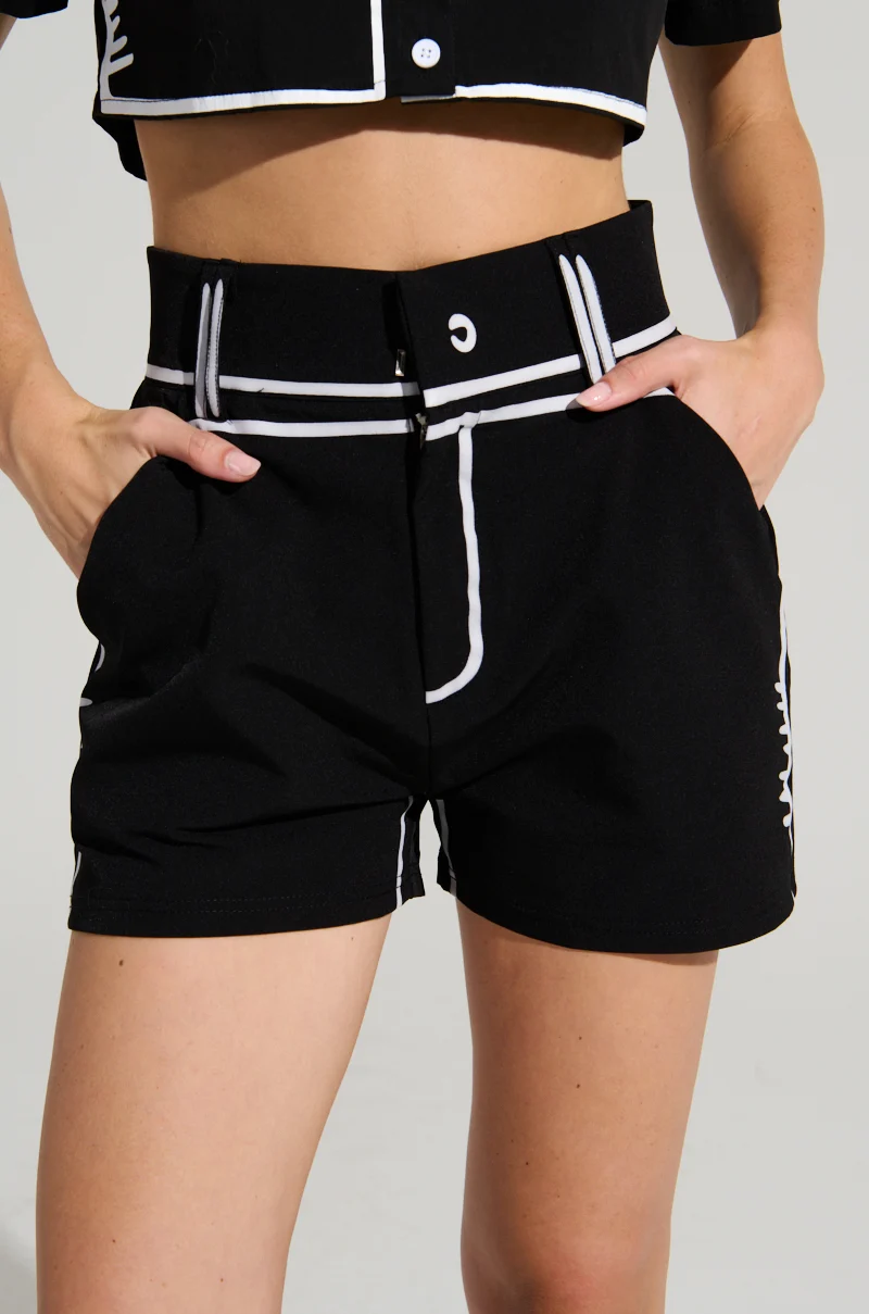 BLANK SPACE HIGH WAIST FASHION SHORT - Akira Store