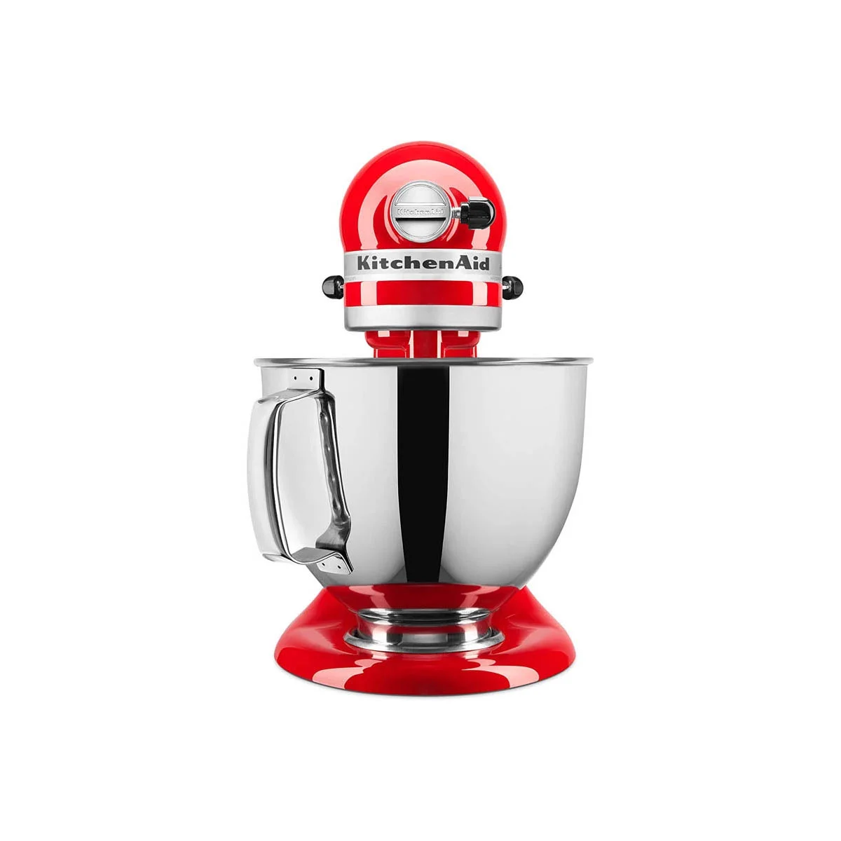 Artisan Series Tilt Head 5 qt Stand Mixer, Passion Red with Flat Beater, Dough Hook, Whip(Passion Red) - Image 3
