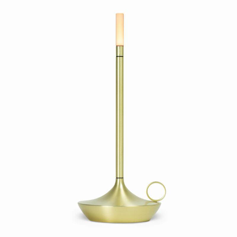 Graypants Wick Portable Table Lamp, Brass