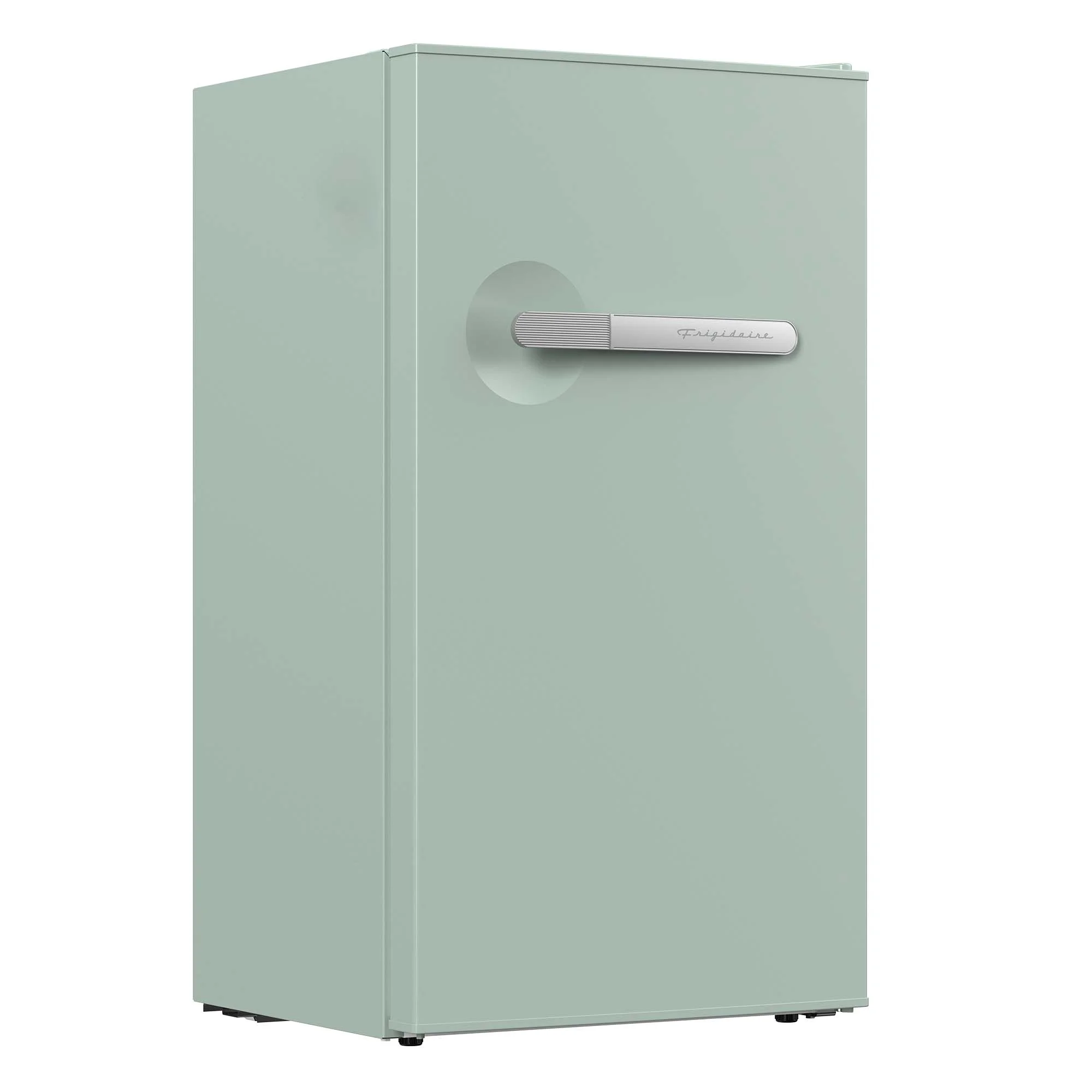 3.1 cu. ft. retro compact fridge built-in side bottle opener W: 18.9" x L: 17.95" X H: 33.27" (Sage)(Green) - Image 3