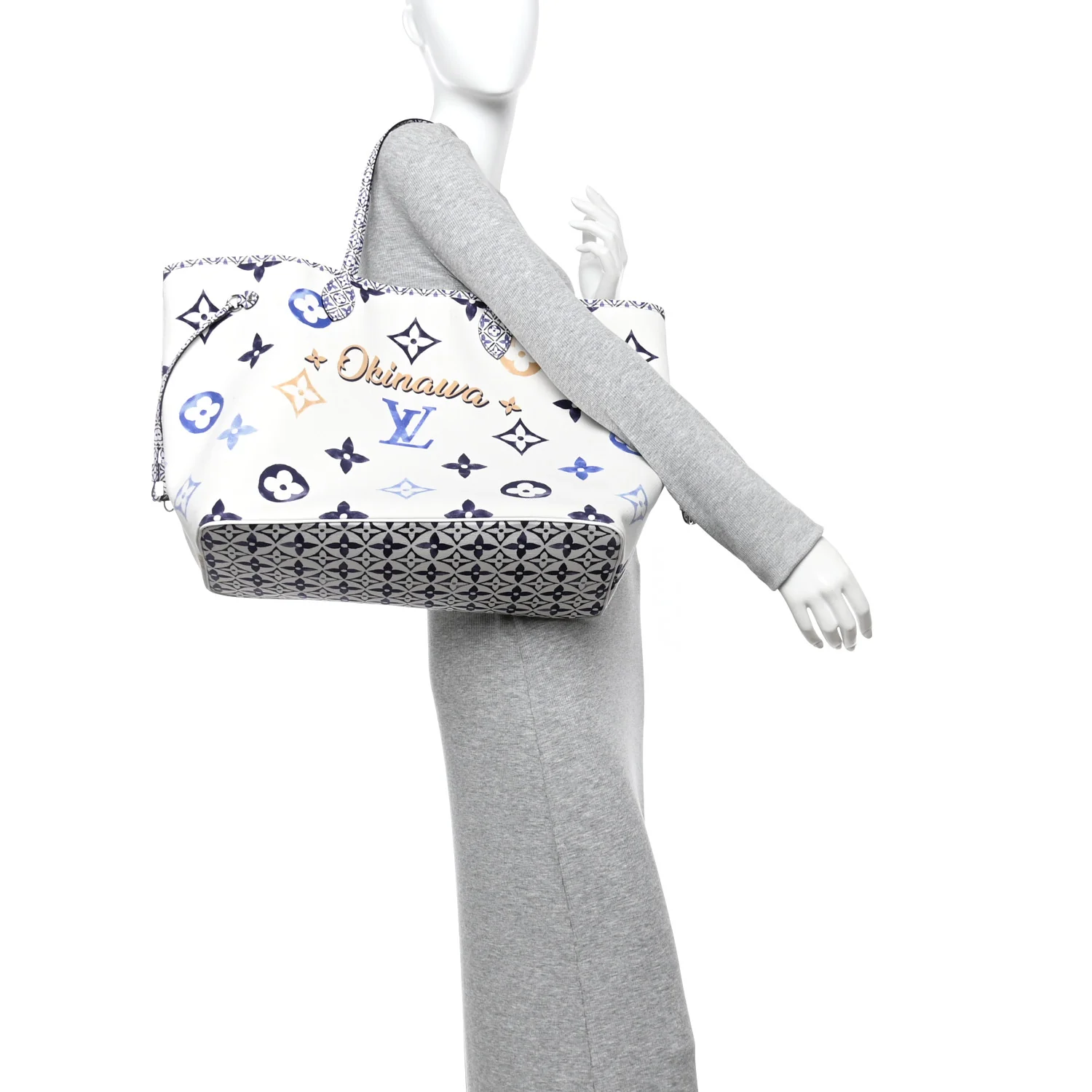 Monogram Canvas By The Pool Okinawa 2.0 Neverfull GM Blue
