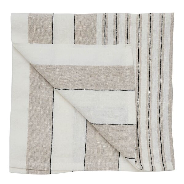 Noah tøyserviett 50x50 cm beige stripe