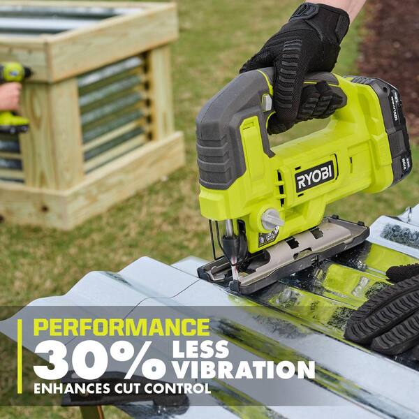ONE+ 18V Cordless 2-Tool Combo Kit with 5 1/2 in. Circular Saw and Jig Saw (Tools Only) - Image 6