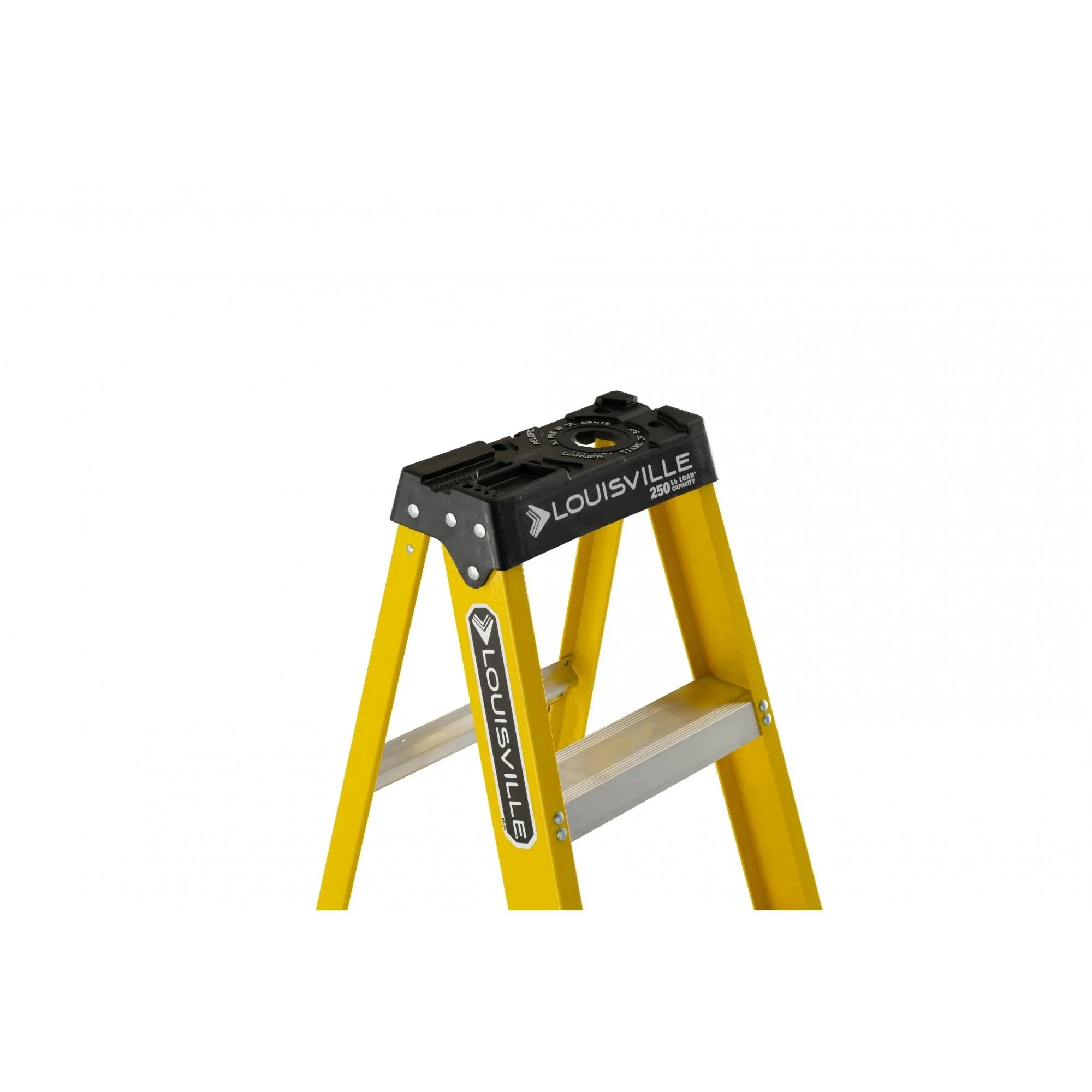 Louisville Ladder 8' Fiberglass Step Ladder, 12' Reach, 250 lb Load Capacity, W - 3118 - 08