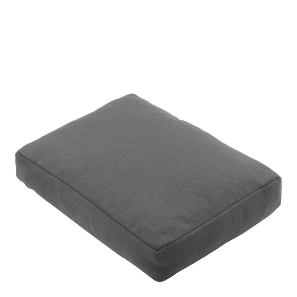 Yoga- og meditasjonspute 30x2x20 cm dark grey