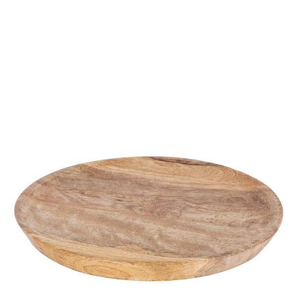 Trevare tallerken 22 cm brun