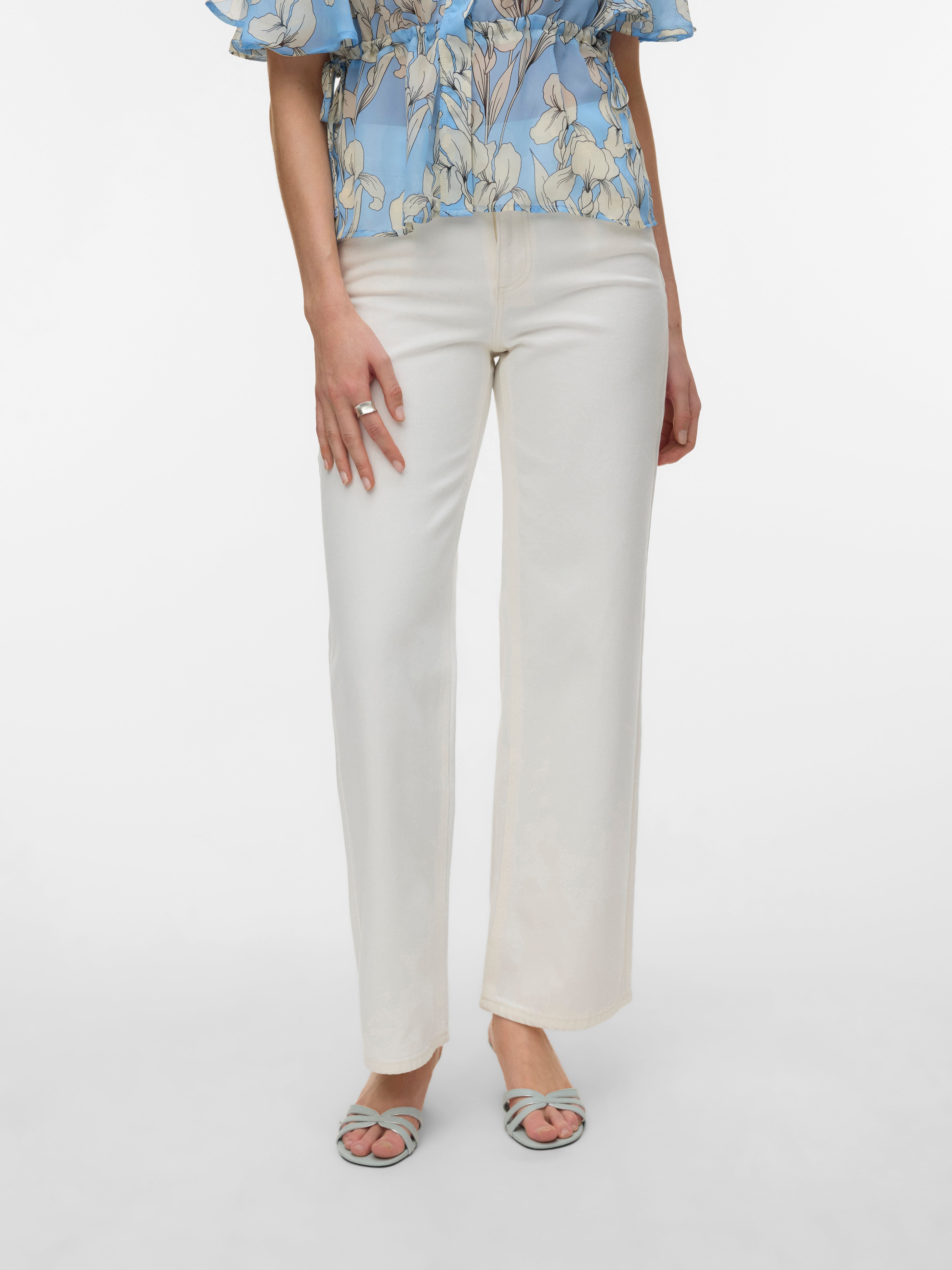 VERO MODA® AWRENA Mid rise Wide Leg Fit Jeans