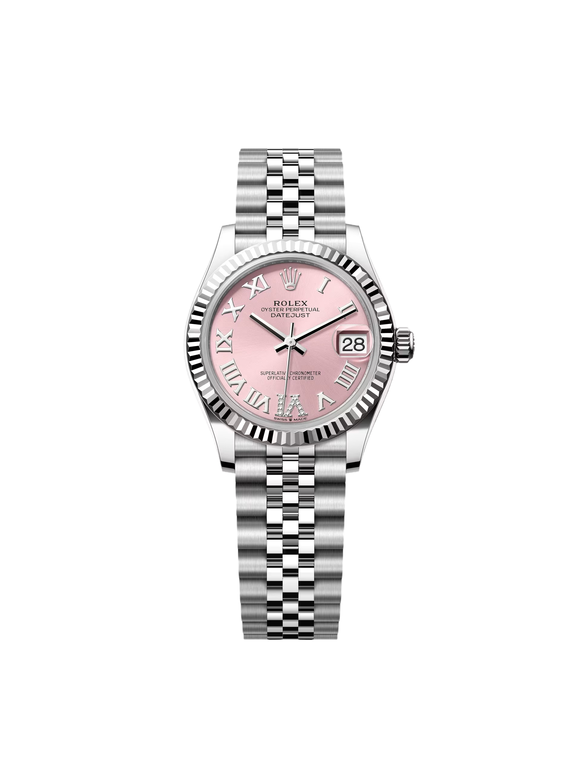 【Super Clone】RLX Datejust m278274-0023/0024 Pink 31mm Dial Oyster Watch
