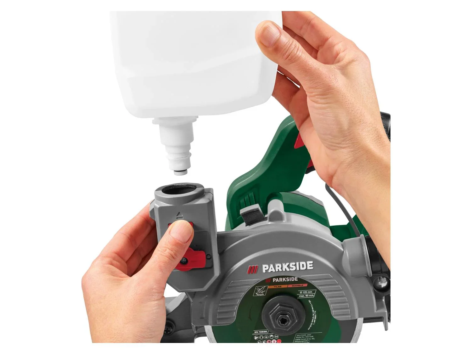 PARKSIDE Set coupe-carrelage sans fil + Batterie + Chargeur, 20 V