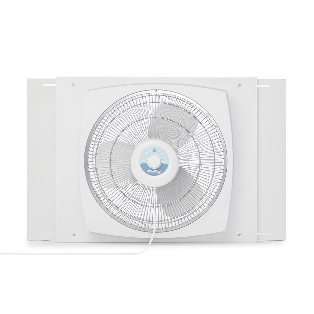 Storm Guard 16" 3-Speed 1/16 HP Plastic Blade Ball Bearing Window Fan(White) - Image 2