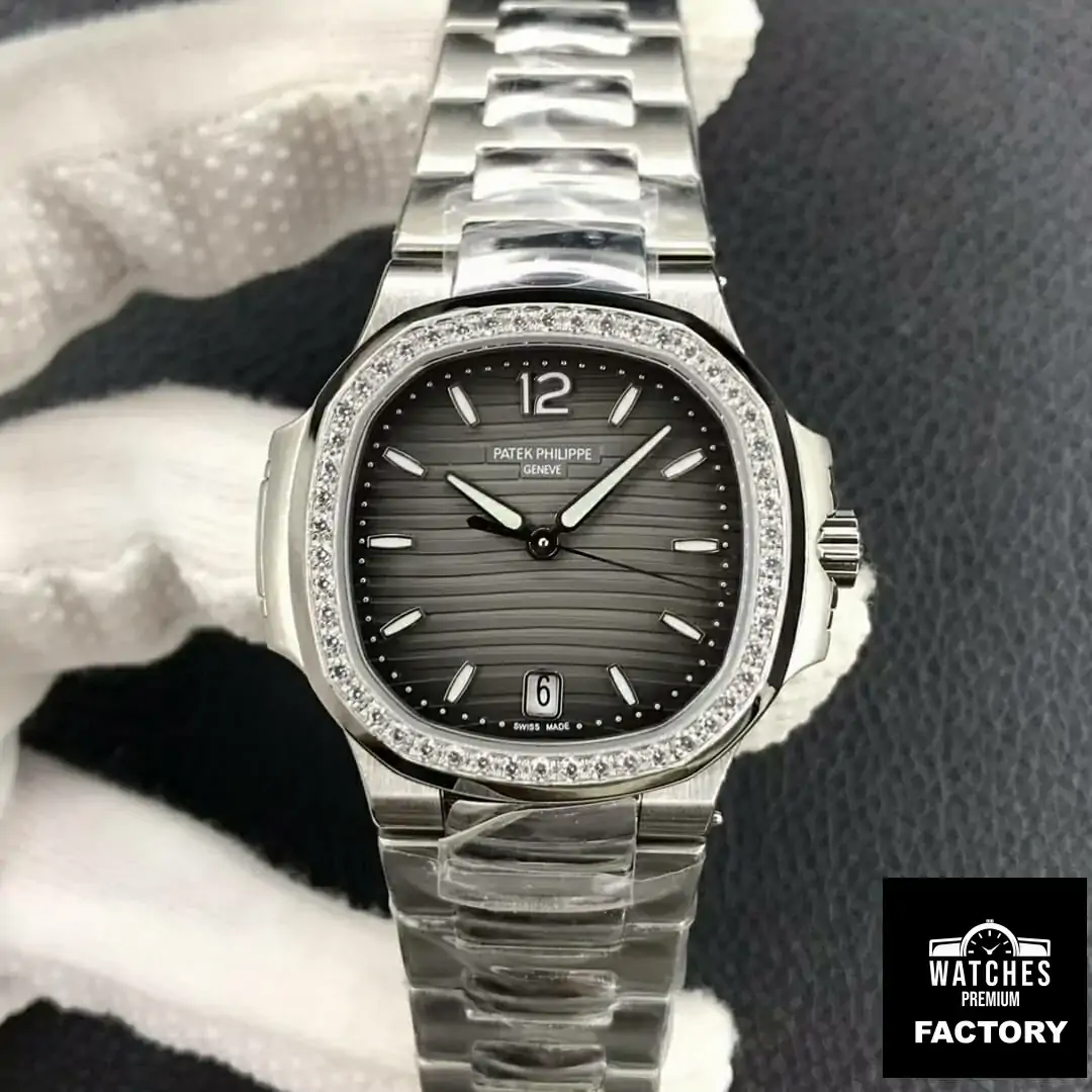 Patek Philippe Nautilus Ladies 7118-1200A-011 PF Factory Stainless Steel Strap