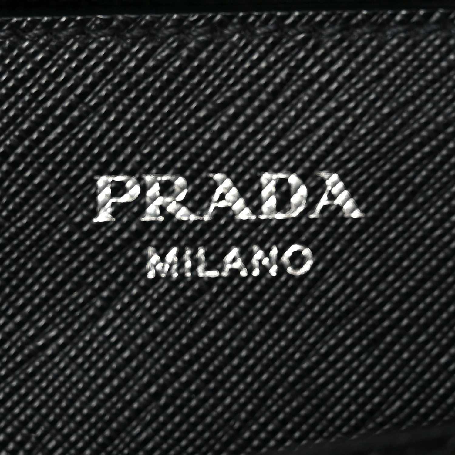 Nylon Saffiano Top Handle Bag Black